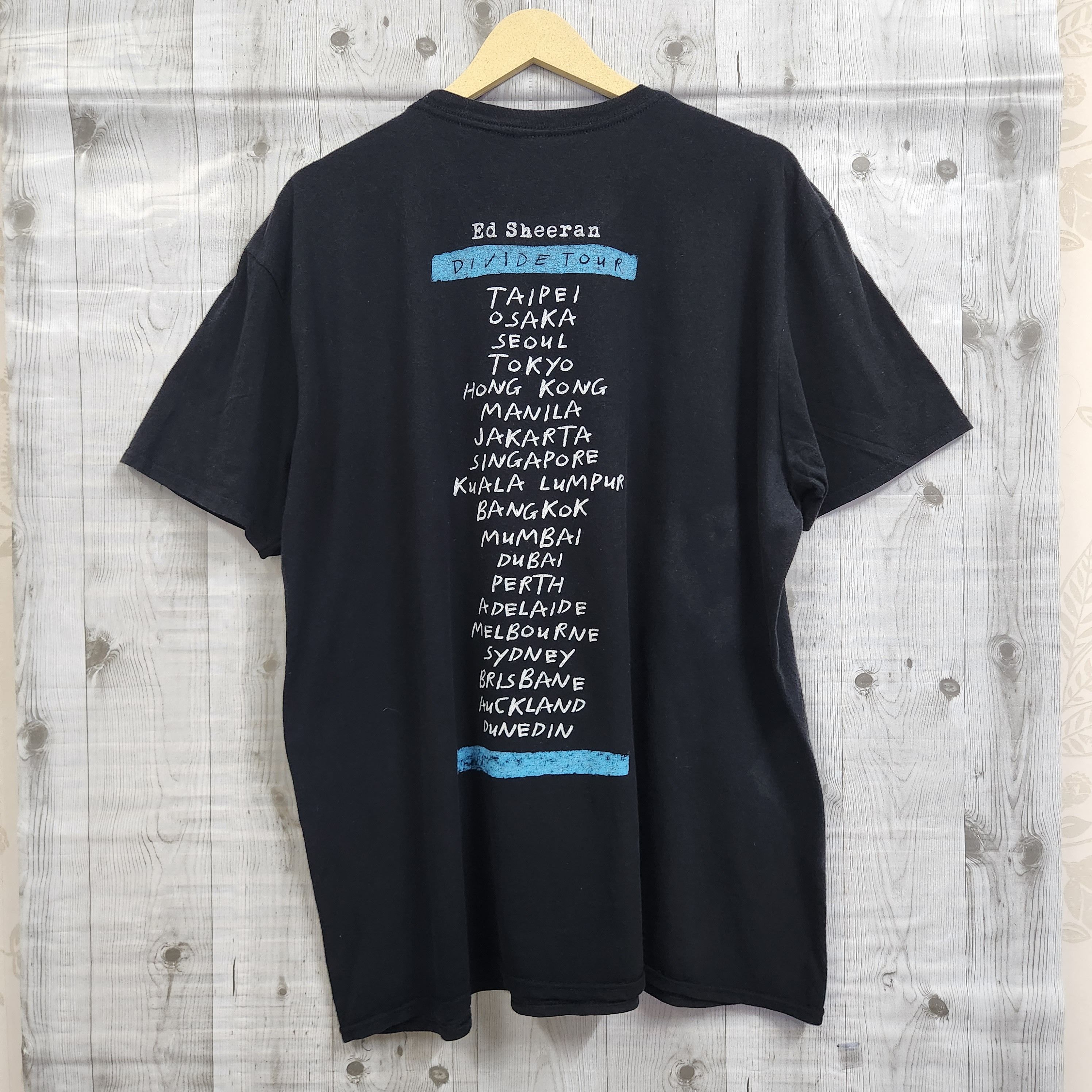 Tour Tee - Steal 🌟 Ed Sheeran Divide Tour World 2017 TShirt - 10