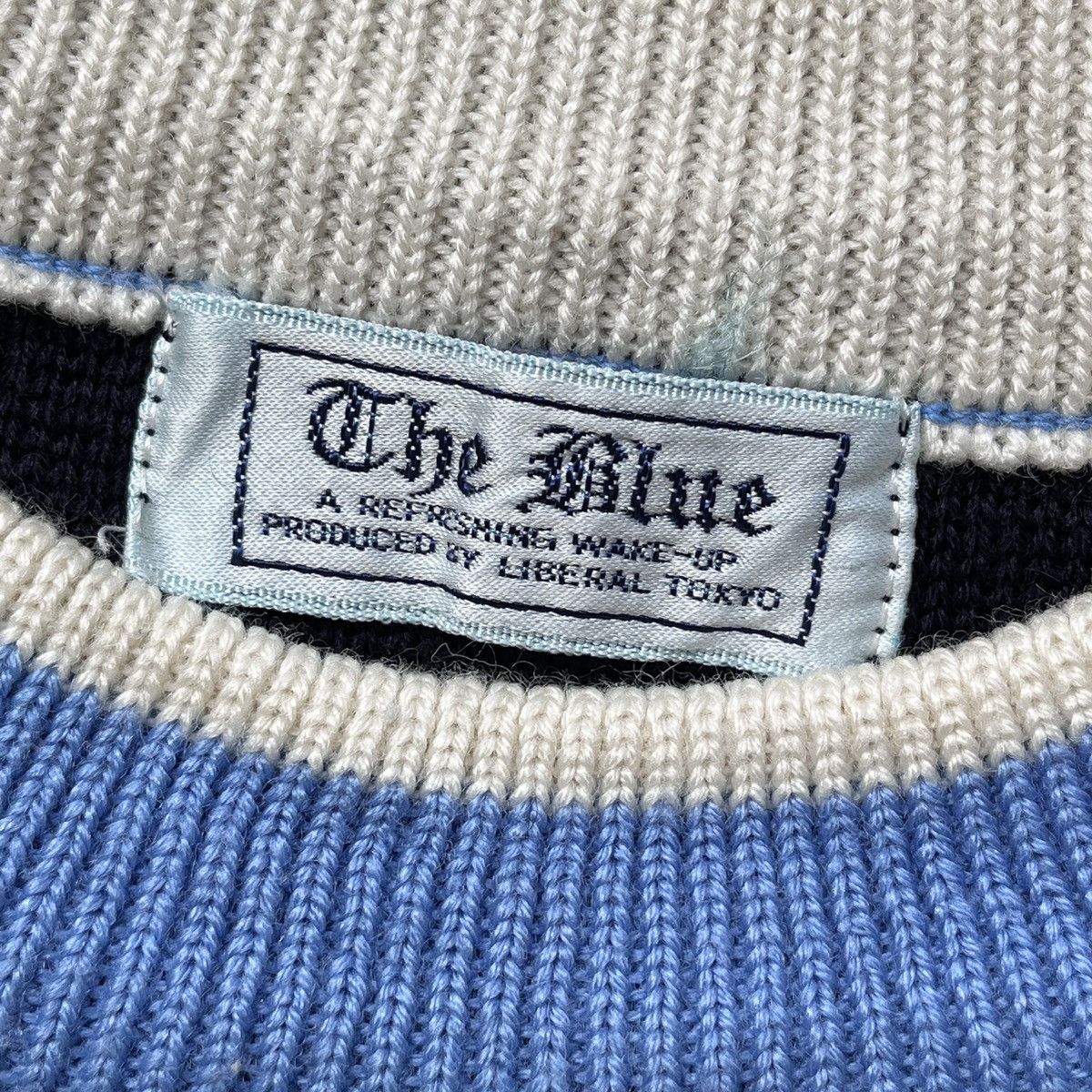 Japan Blue - Vintage Blue Sweater Knitwear Japan - 6