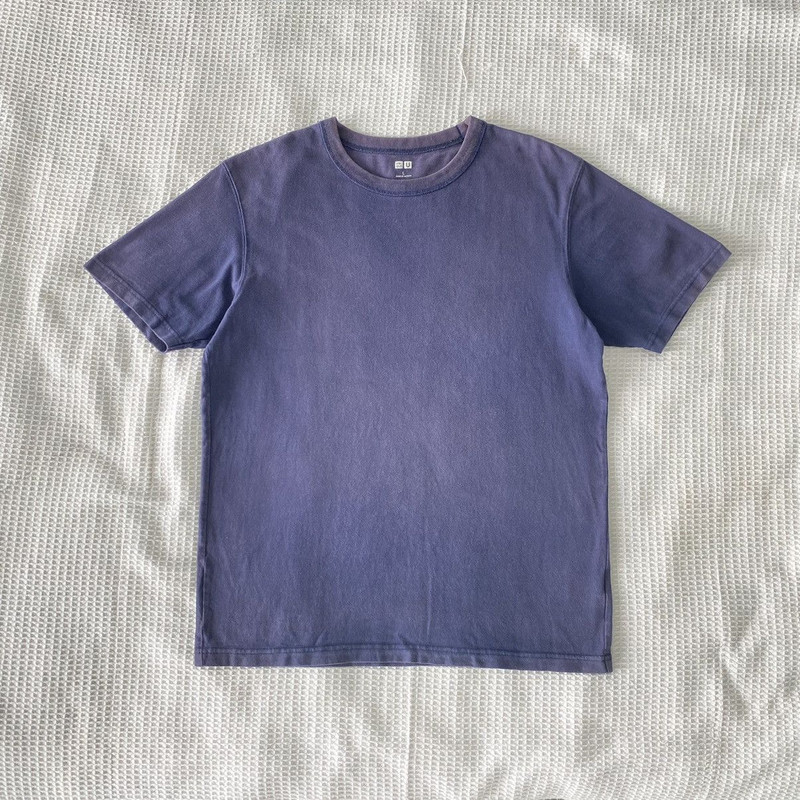 Thrashed Faded Lemaire x Uniqlo Japanese Brand Tee - 1