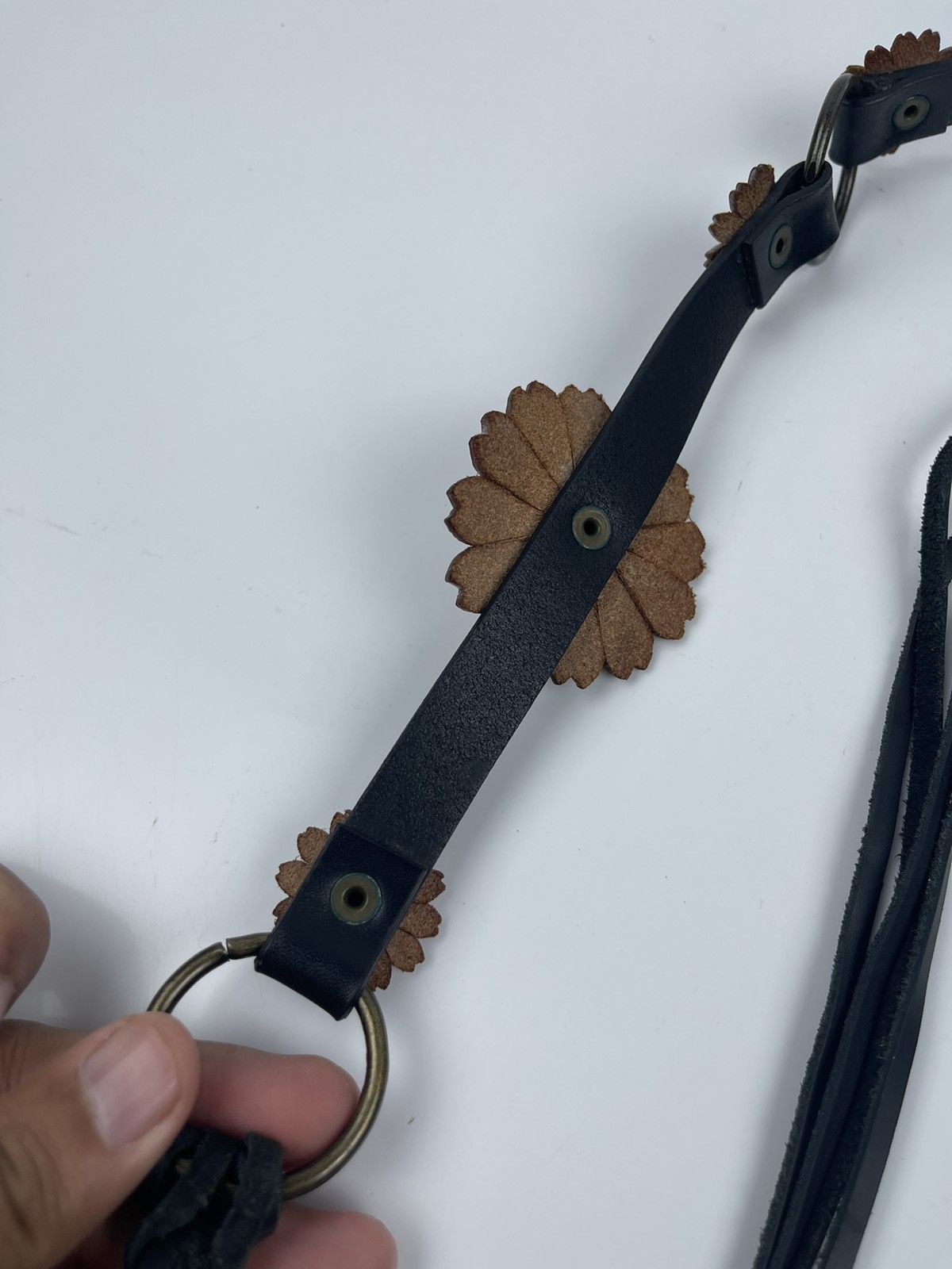 Genuine Leather - no buckle waist leather belt tc7 - 6