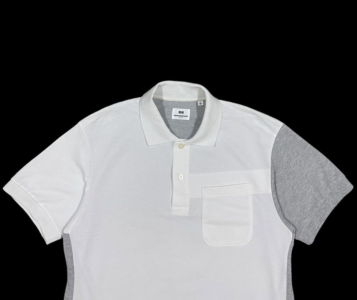 Engineered Garment New York X Uniqlo Pattchwork Polo Tee - 3