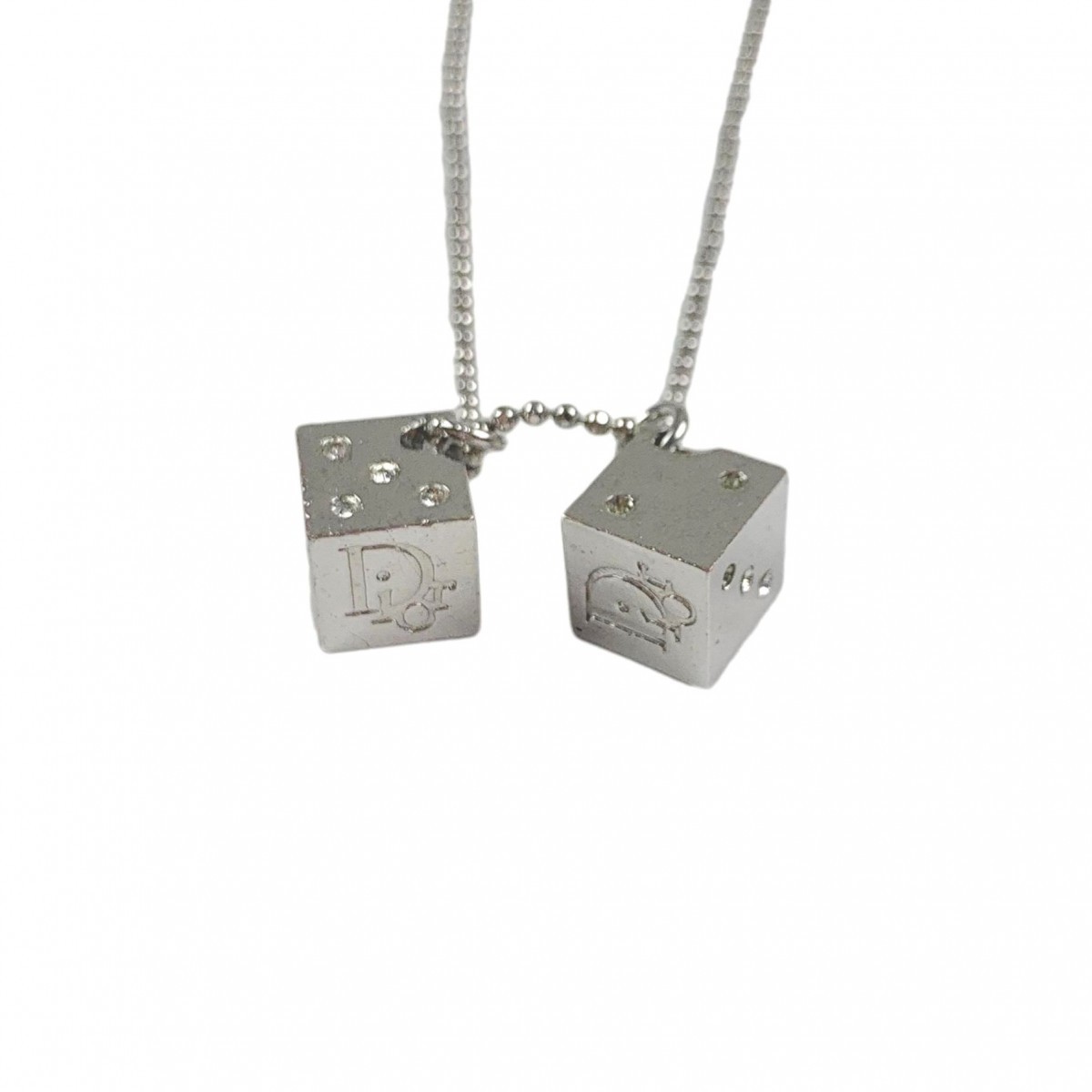 Silver Dice necklace - 2