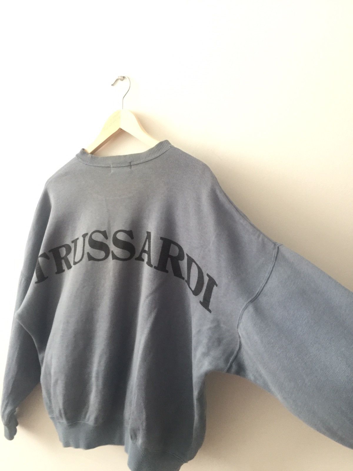 Vintage - Trussardi Big Logo Sweatshirts 26x25 - 3