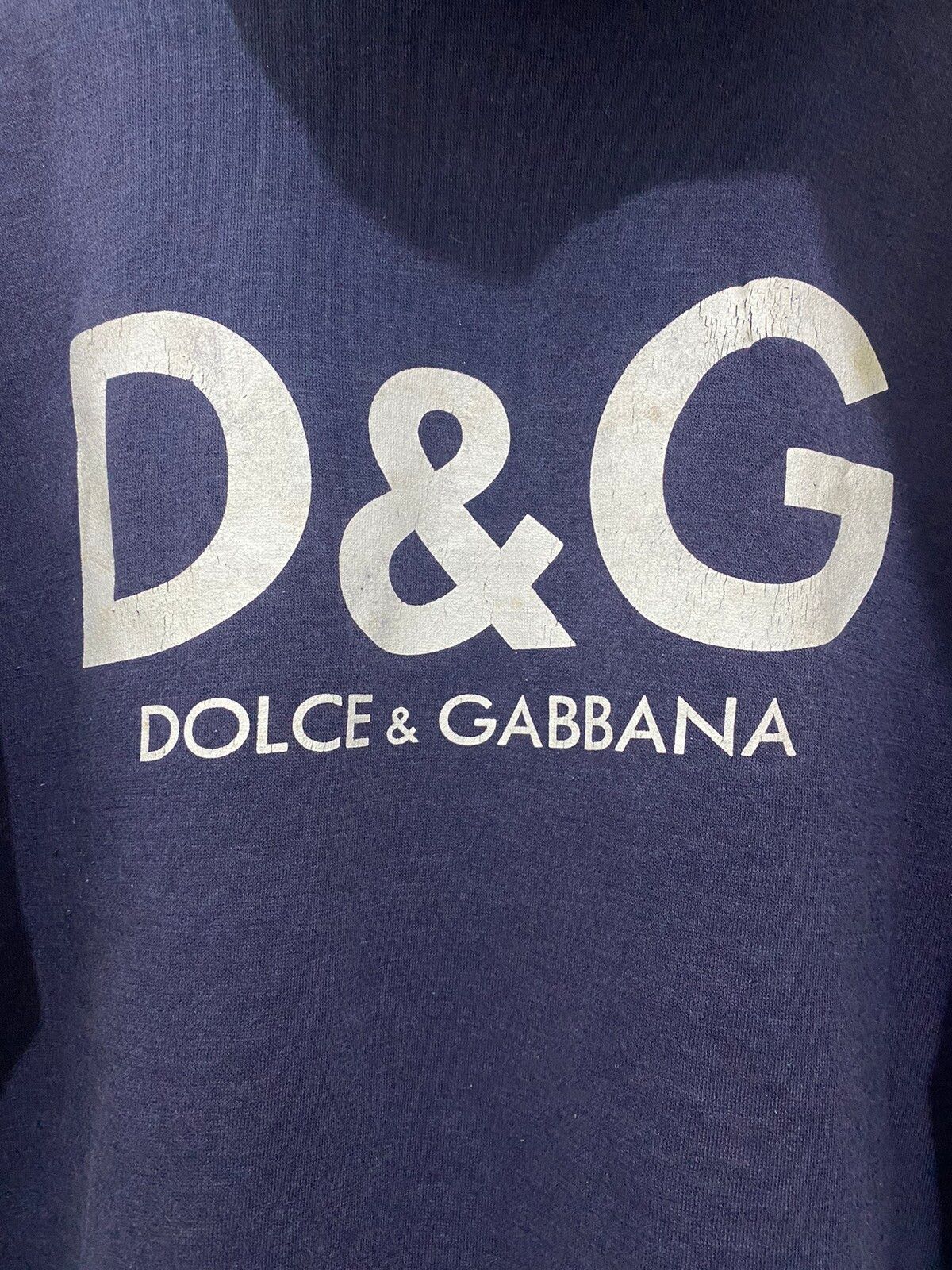 Dolce & Gabanna Big Logo Pullover Half Zipper Hoodie - 5