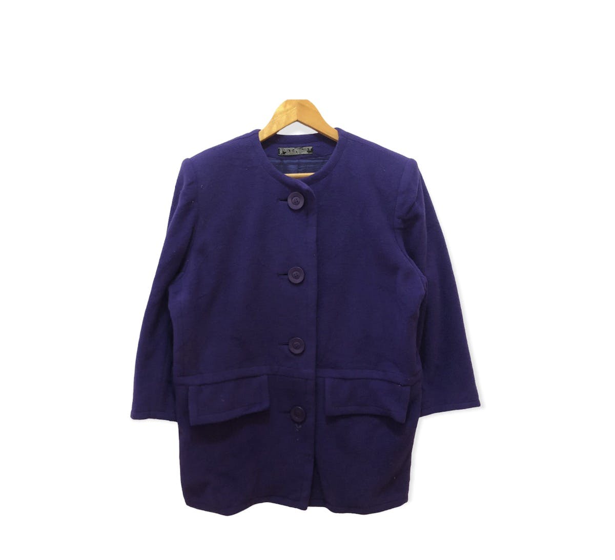 Vintage Givenchy Blazer Coats Women Purple Nice One - 1