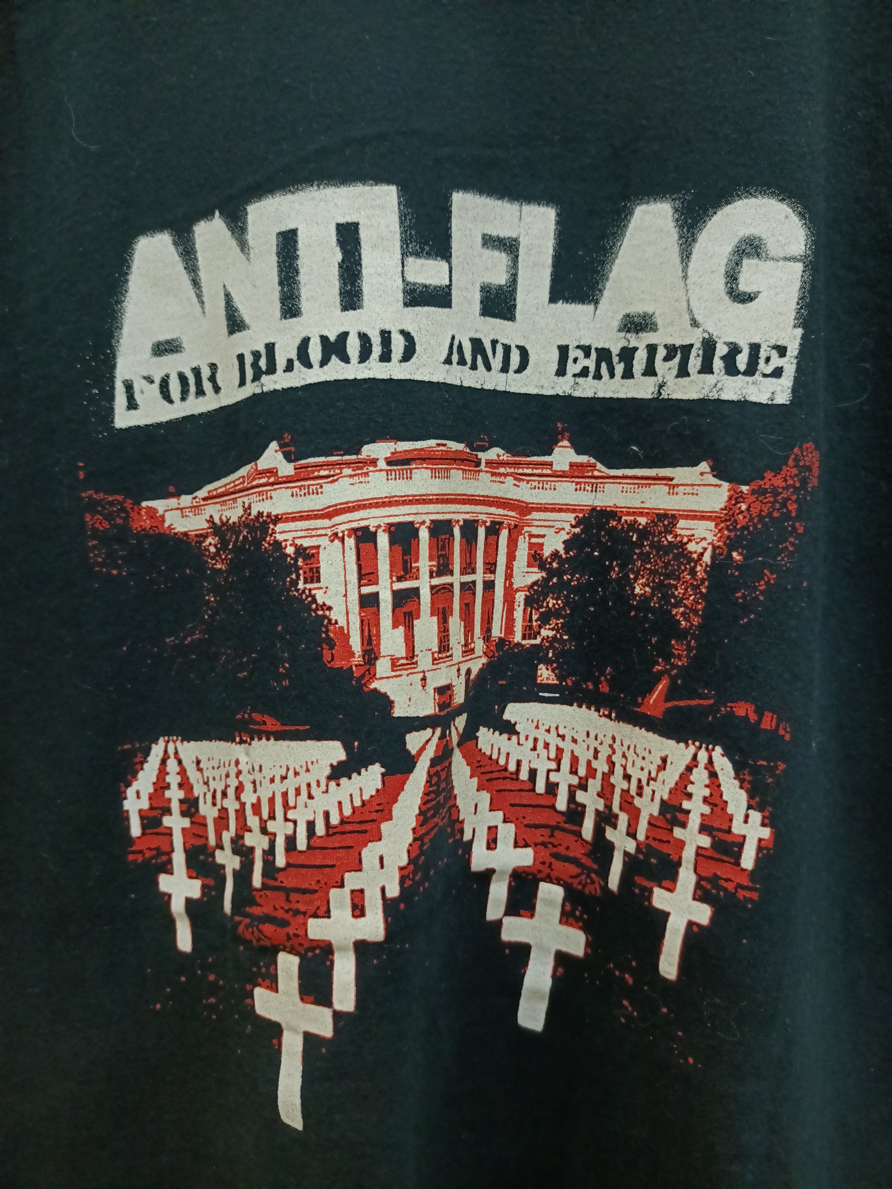 Anti Flag For Blood And Empire Made in USA Rock Band Tees - 6
