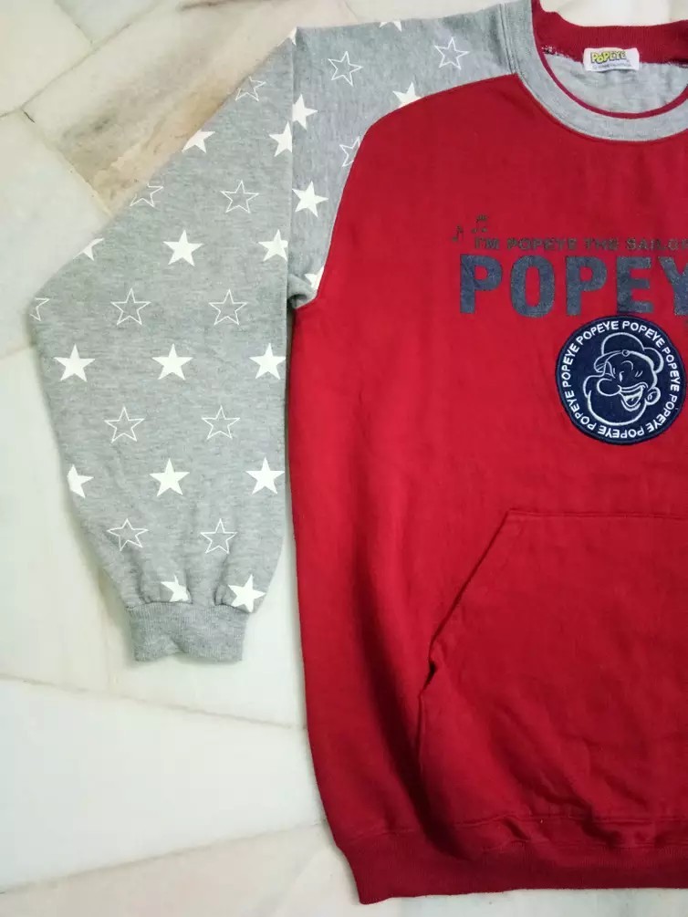 Gianni - Rare! GIANNI VALENTINO X Popeye cartoon Sweatshirt - 7