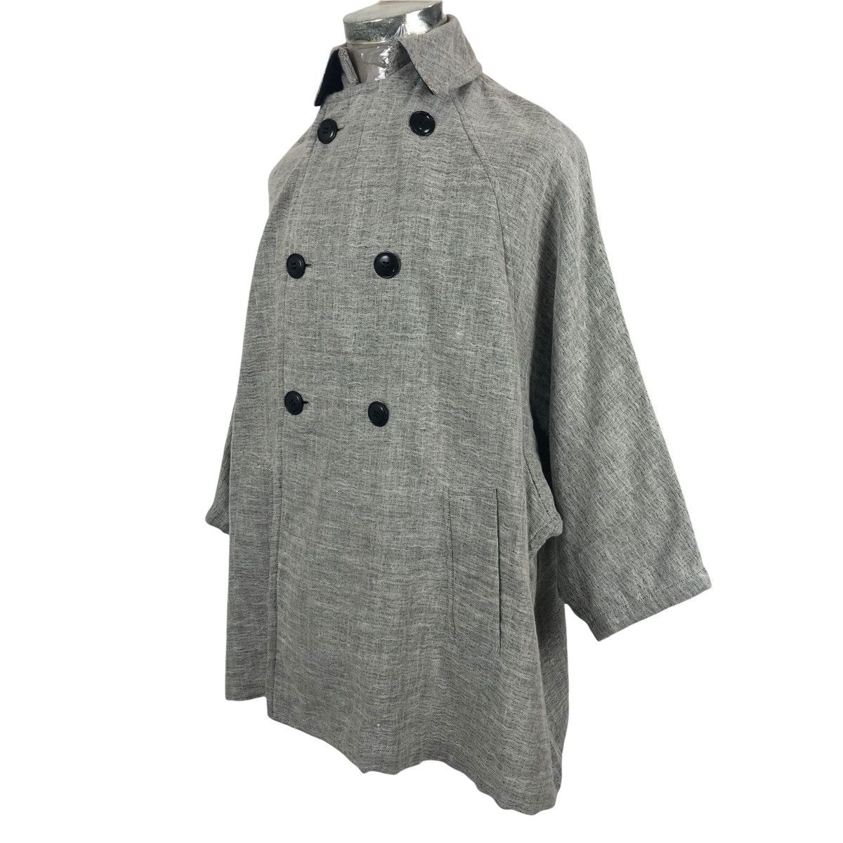 Vintage Y’s Yohji Yamamoto 2010 AW Wool Double Breasted Coat - 4