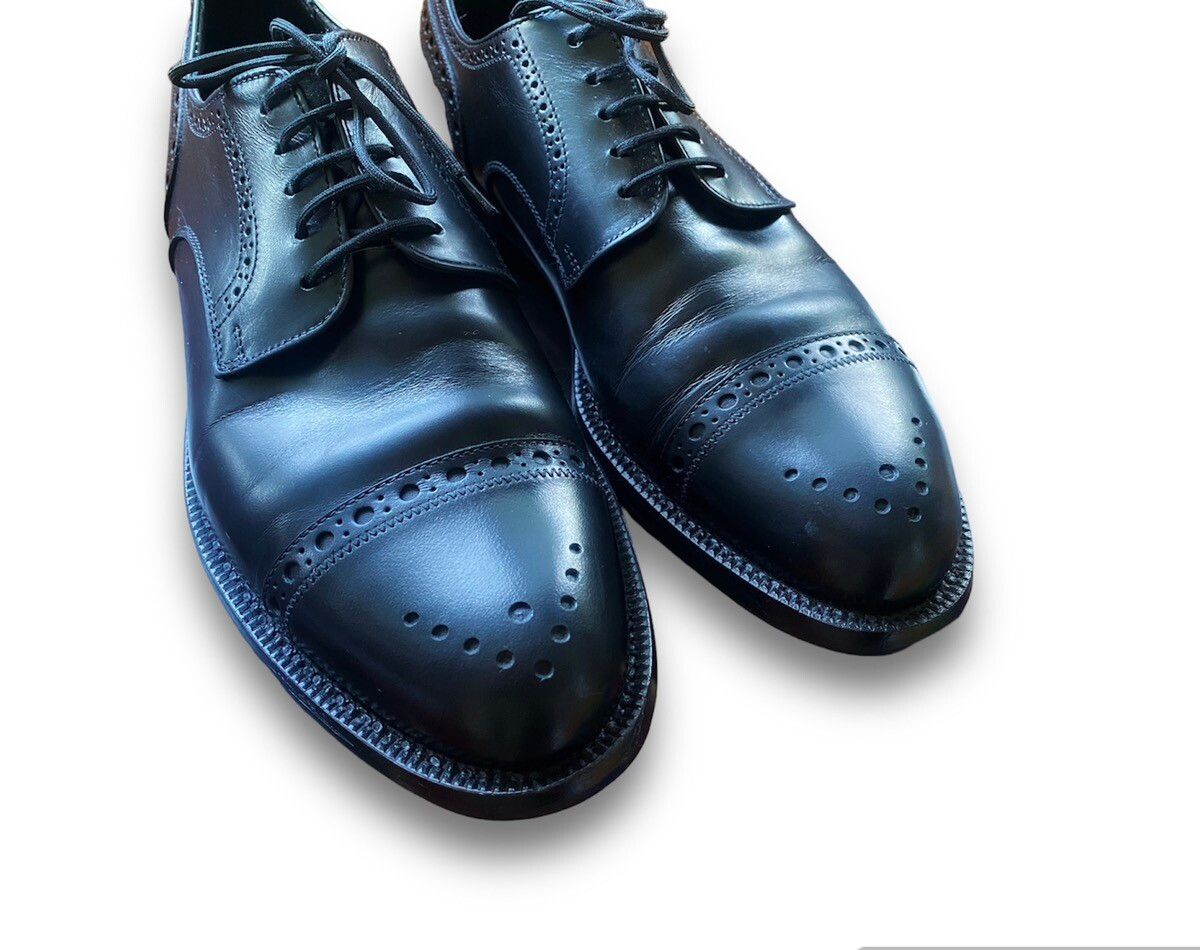 PRADA Leather Oxford Derby Cap Toe Handmade Made In Italy - 3