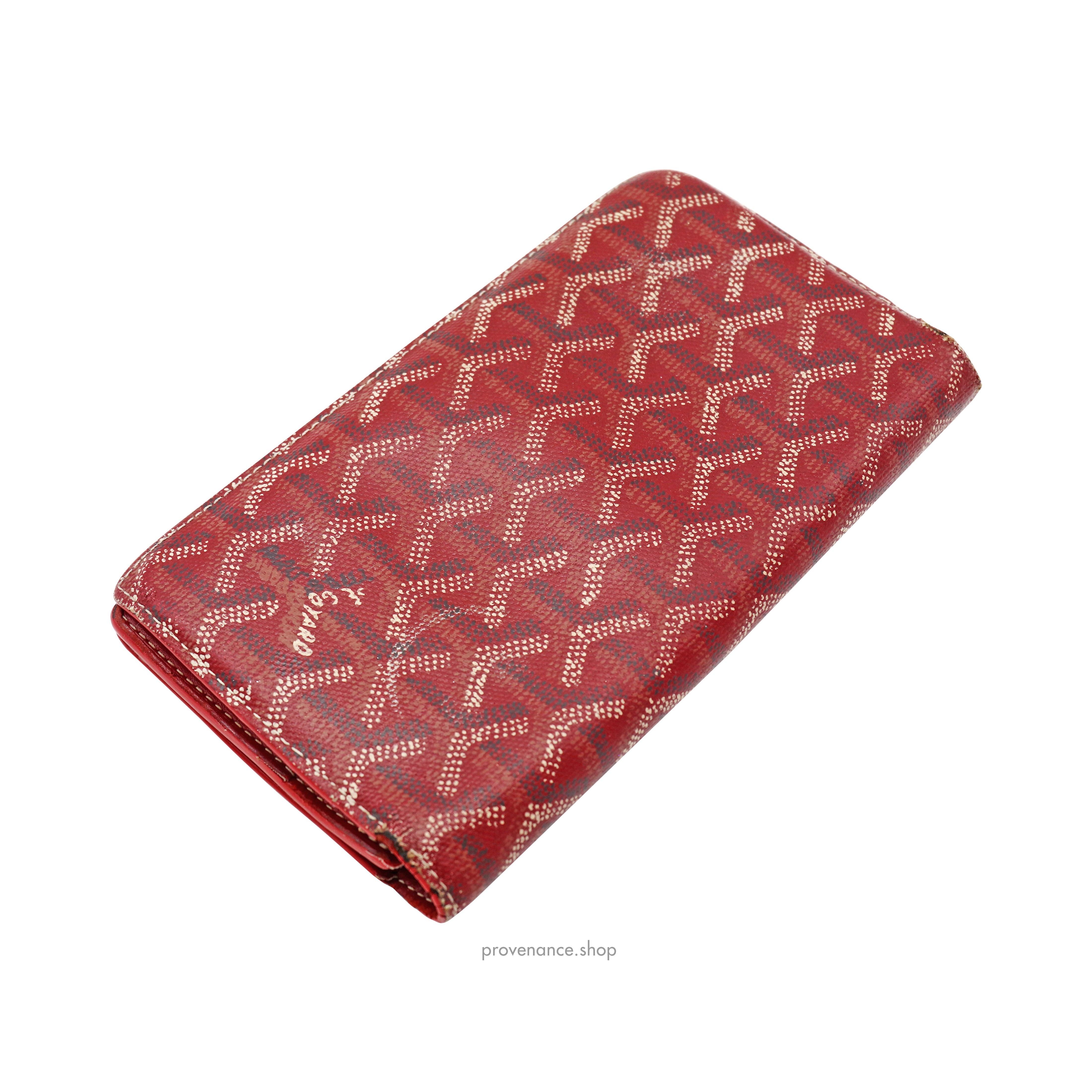 Richelieu Long Wallet - Red Goyardine - 3