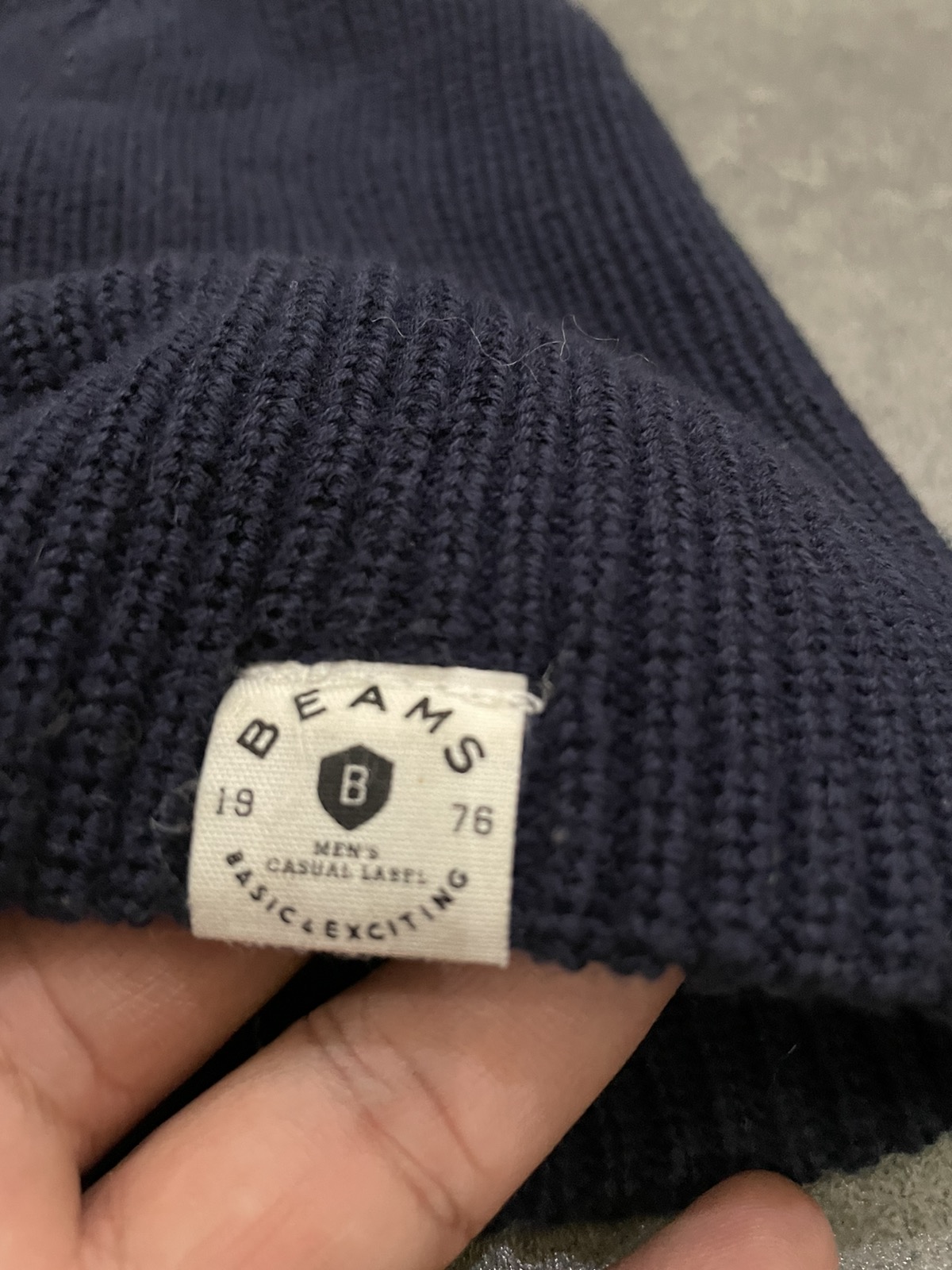 BEAMS PLAIN BEANIE - 3