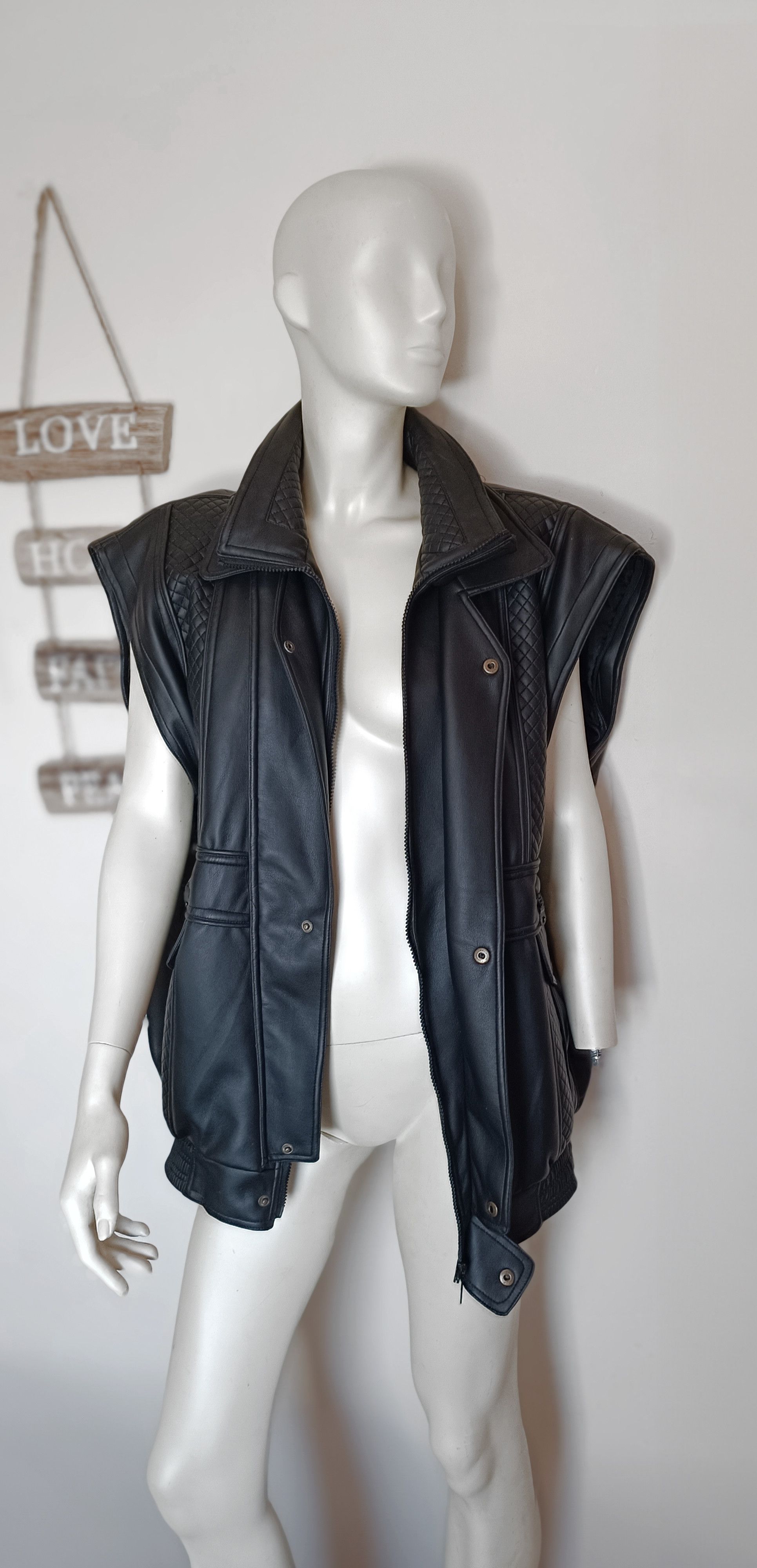 Italian Designers - Italy Style Unisex Jacket with zippable sleeves - 2