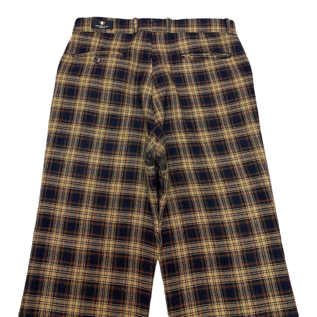 Archival Clothing - 🔥FARAH AW1998 CHECKED PLAID WOOL PANTS MADE IN ITALY - 8