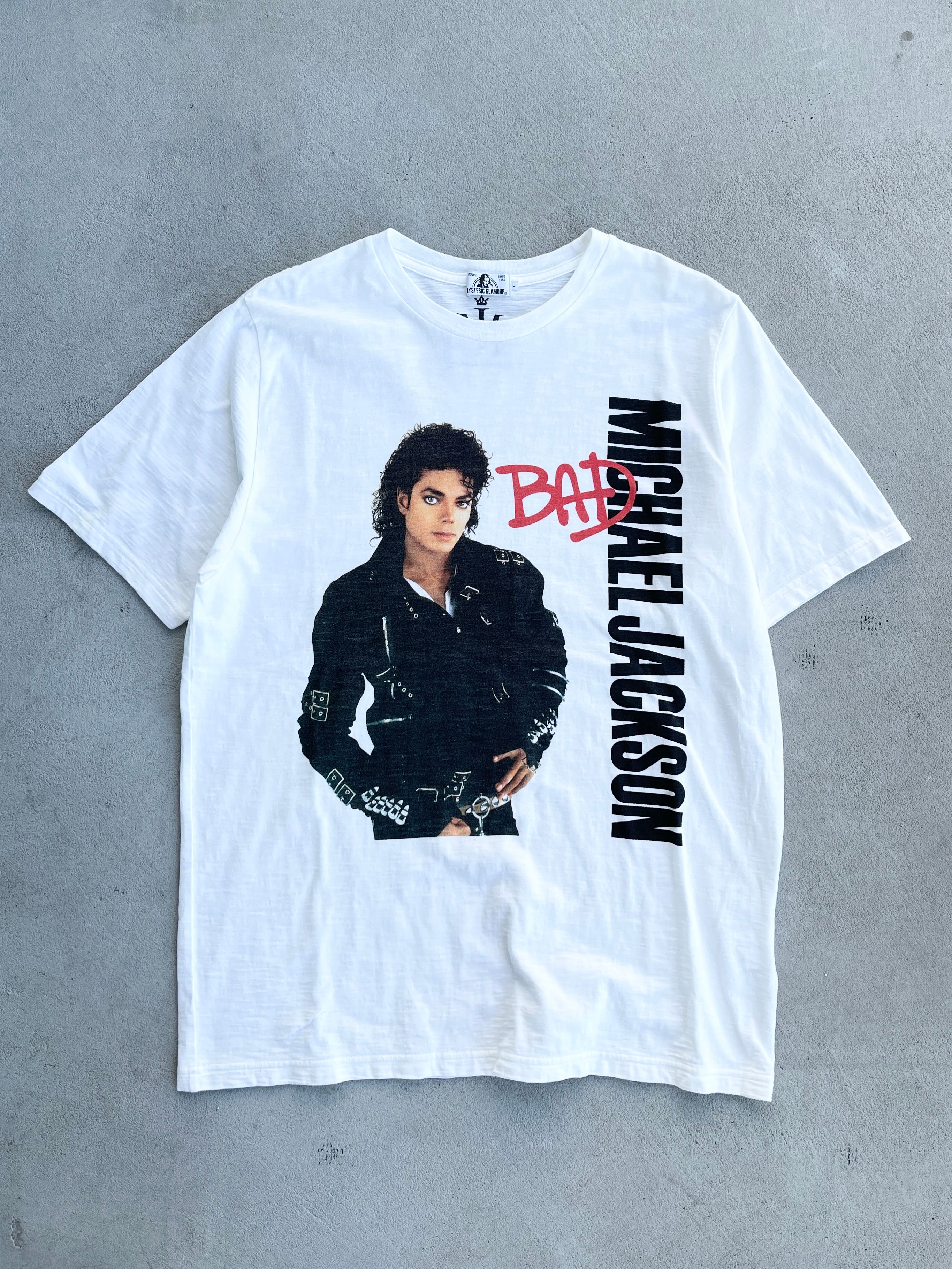 Vintage - STEAL! VTG 2000s Hysteric Glamour Michael Jackson Bad Tee - 1