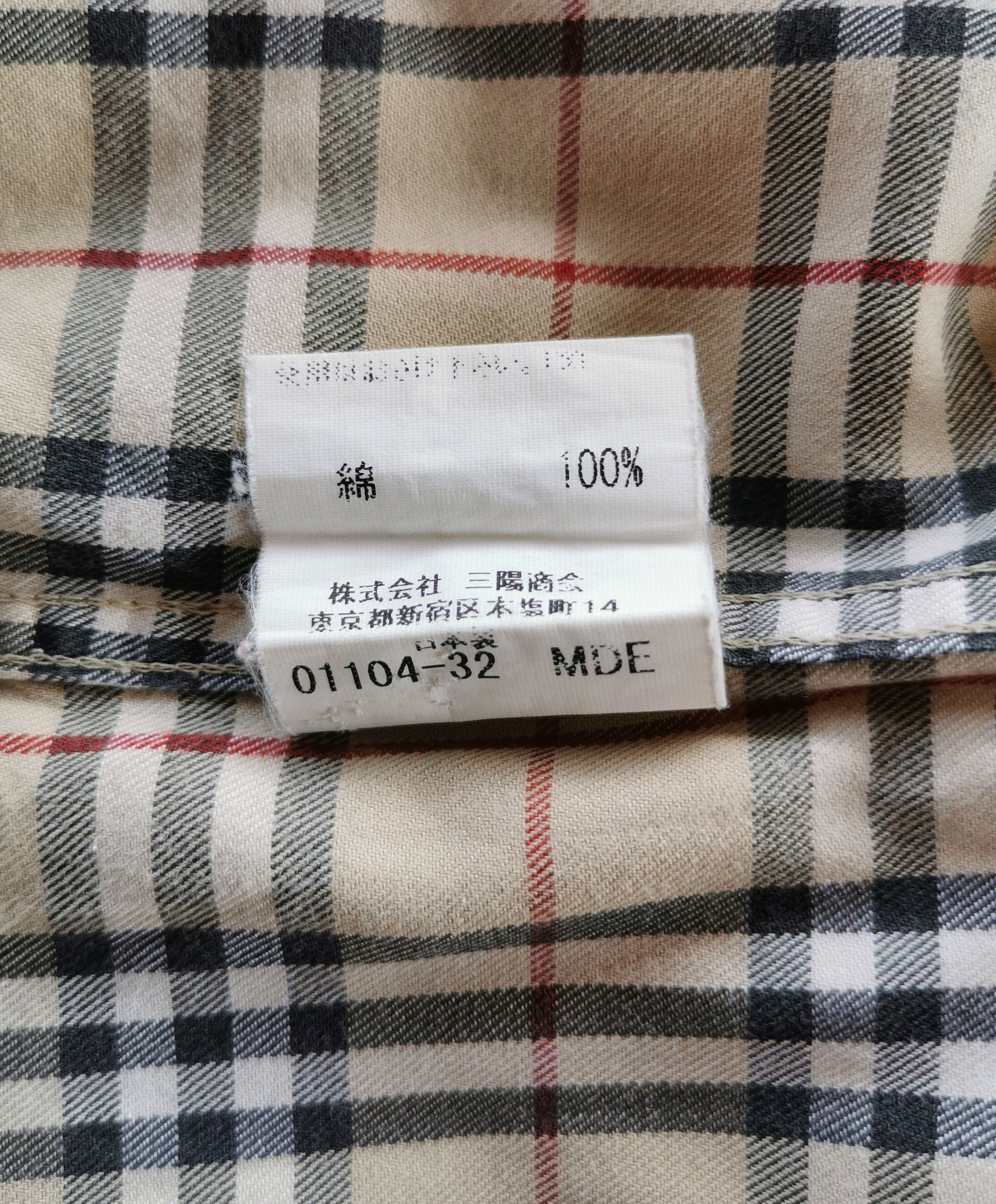 Burberry Check Long Sleeve Shirts - 12