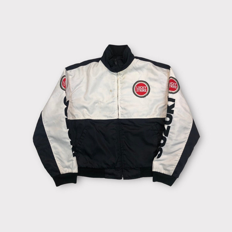 Other Designers Vintage 90s Reversible Suzuki Team Lucky Strike