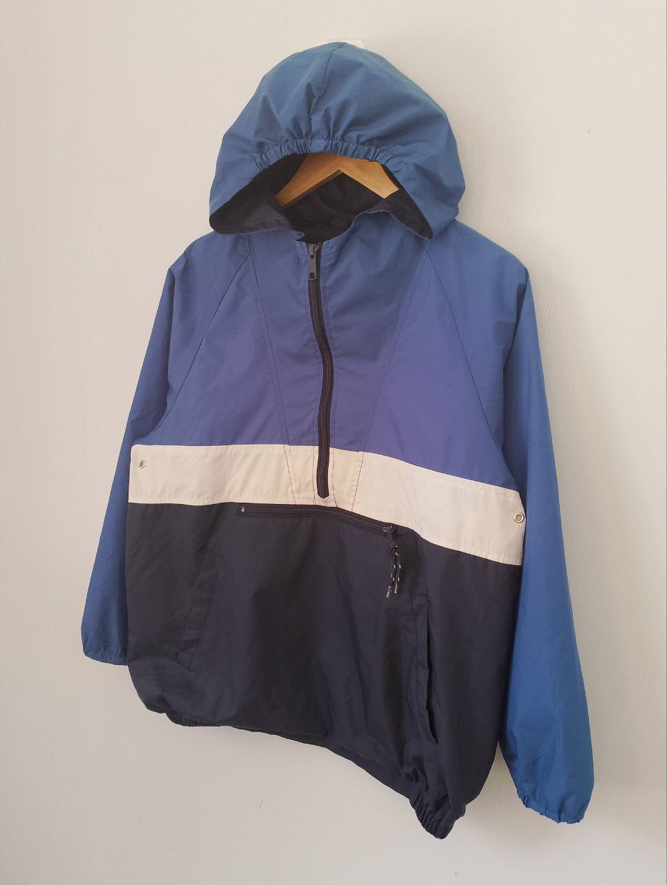 Archival Clothing - Vintage SONOMA Sport Colour Block Anorak Half Zipper Jacket - 4