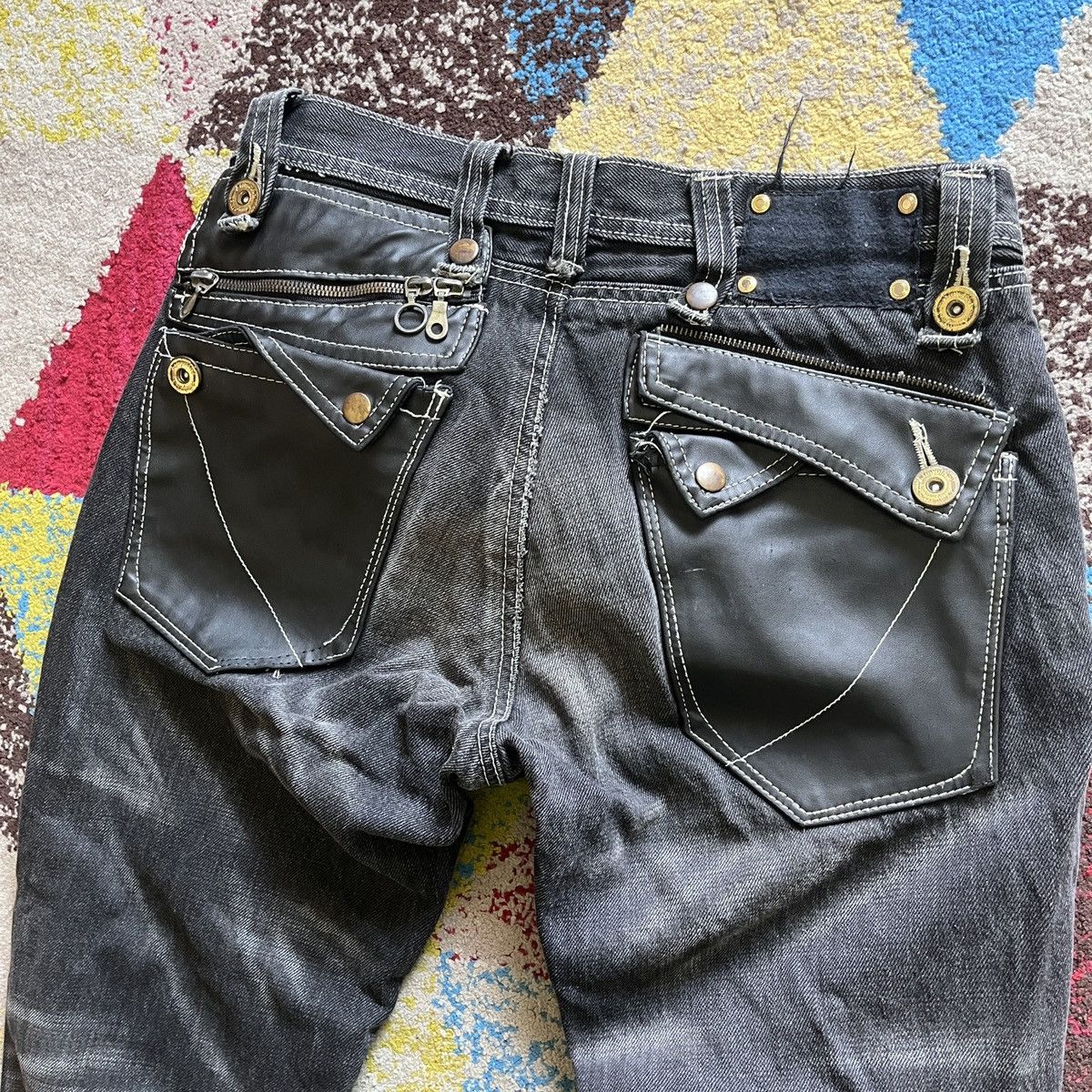 Vintage - Seditionaries Army Of No Jeans Trim Denim Black - 8