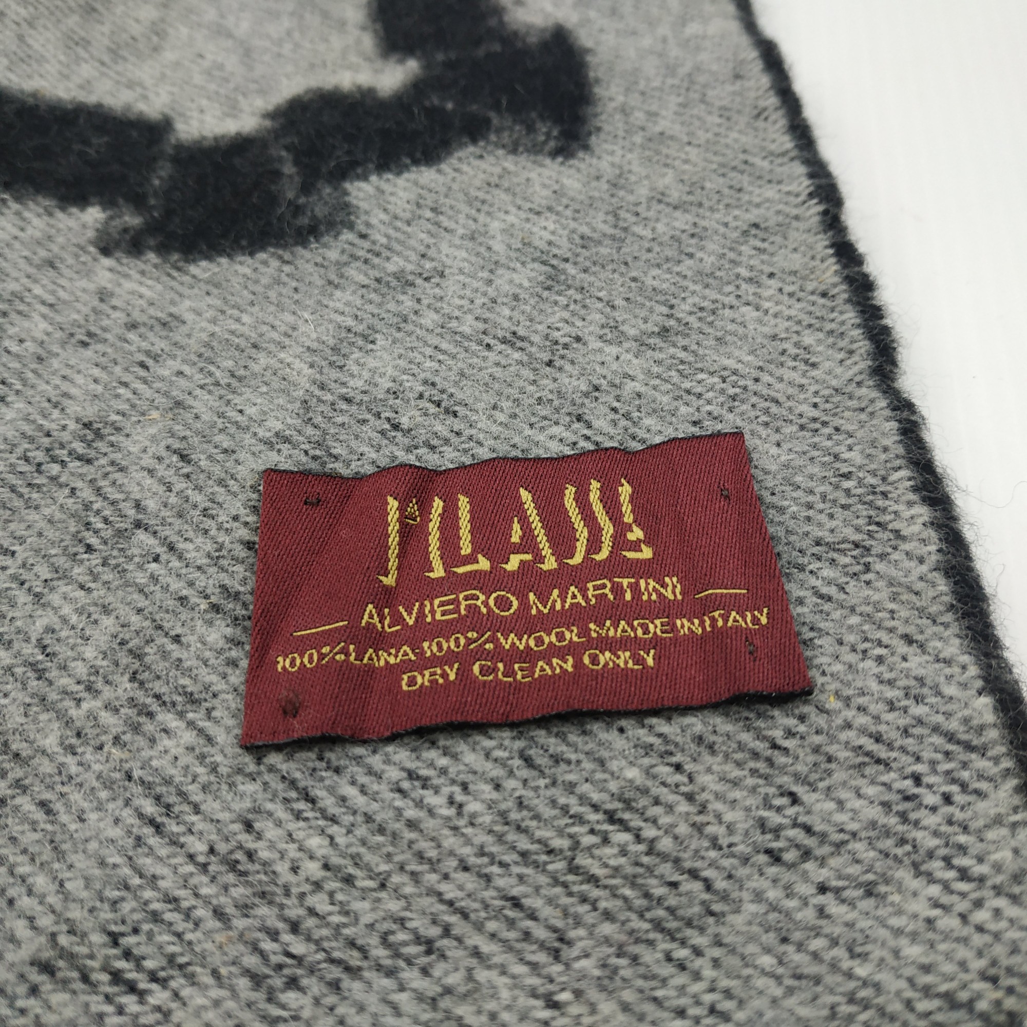 Alviero Martini 1a Classe Printed Wool Scarf / Neck Wear - 5