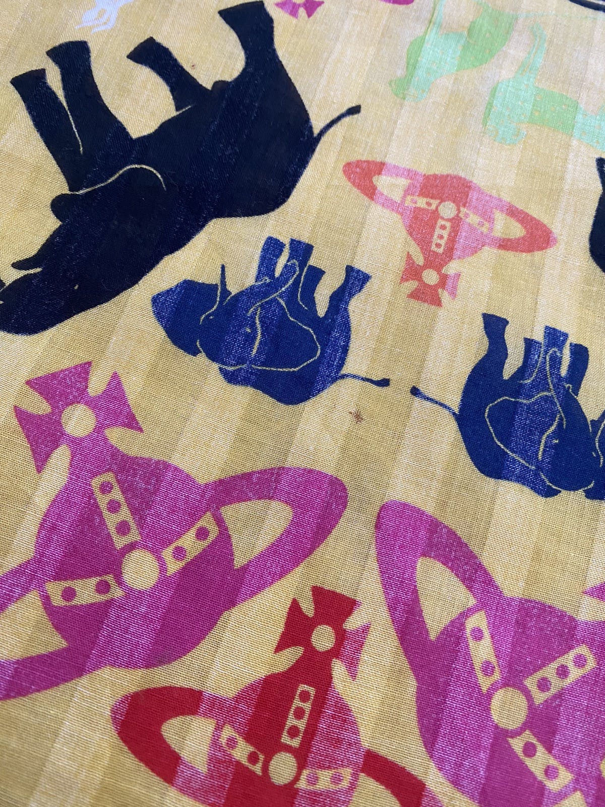 VINTAGE VIVIENNE WESTWOOD BANDANA , HANDKERCHIEF - 10