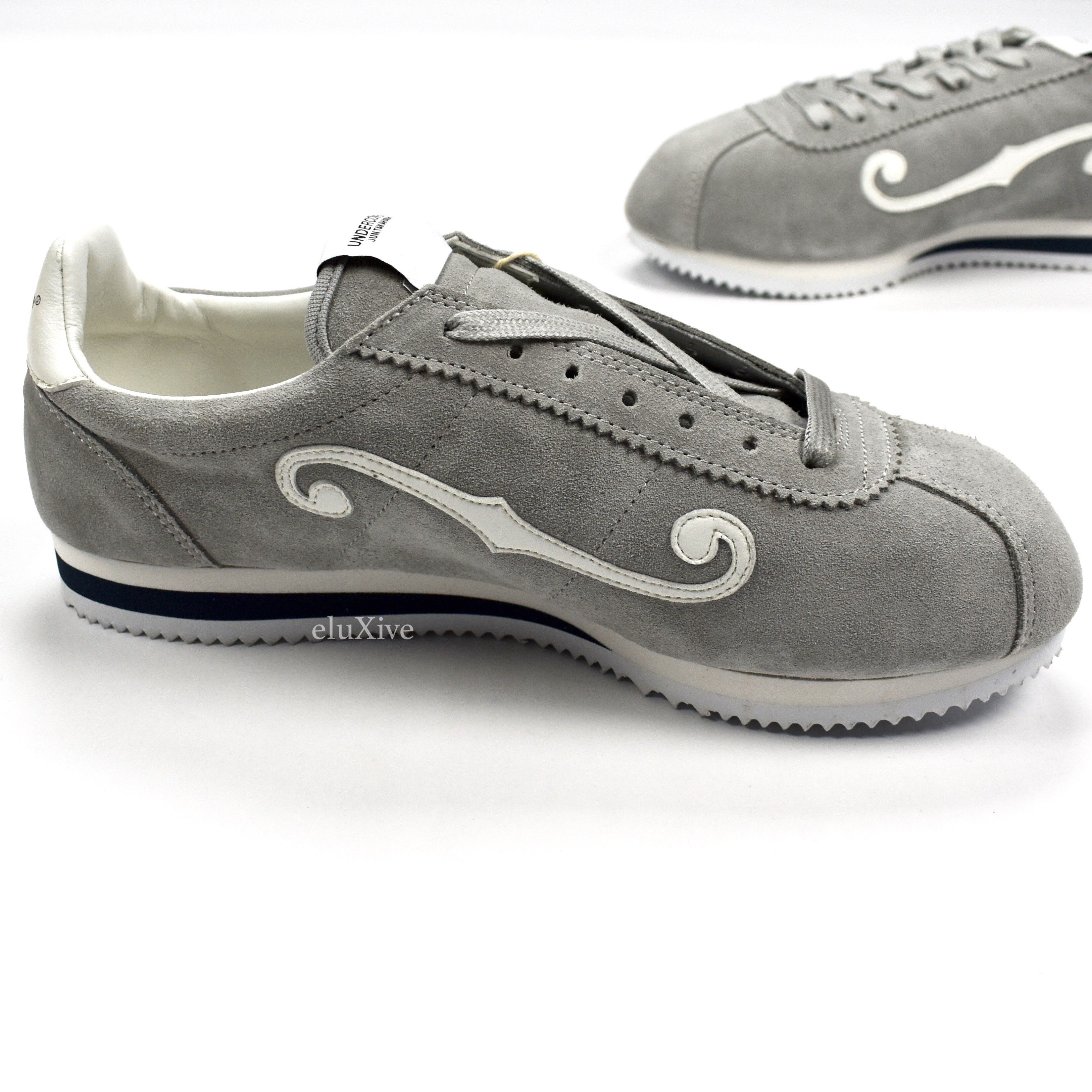 Undercover Gray Suede 'Cortez' Sneakers DS - 4