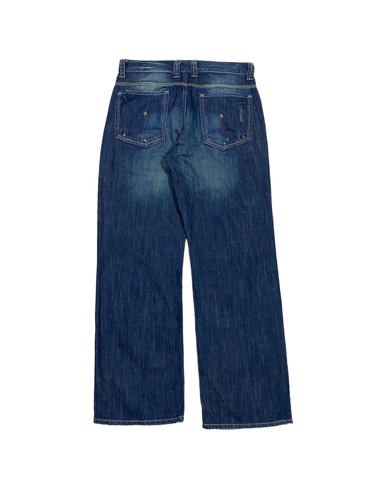 Vtg🔥Nigel Carbourn Utility Dark Blue Wash Jeans - 2