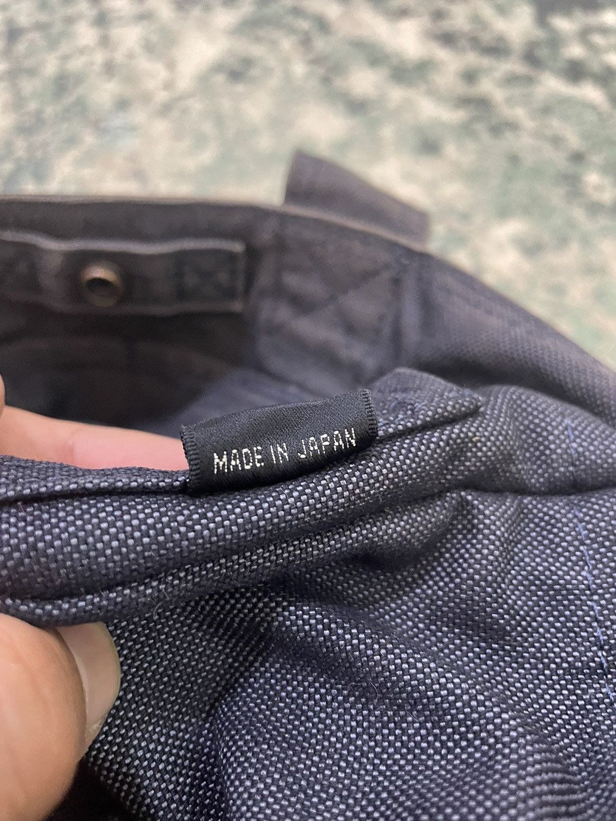 Porter Made In Japan Black Denim Tote Bag Denim Material - 25