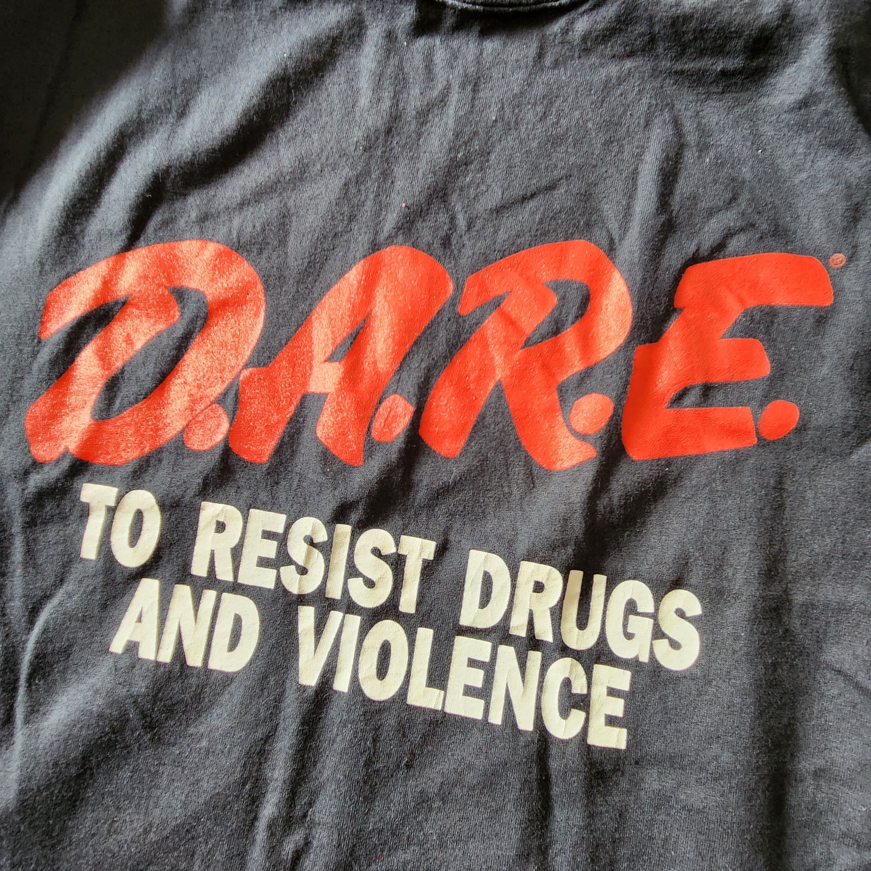 Vintage - Vtg DARE 1990s To Resist Drugs And Violence Single Stitches - 6