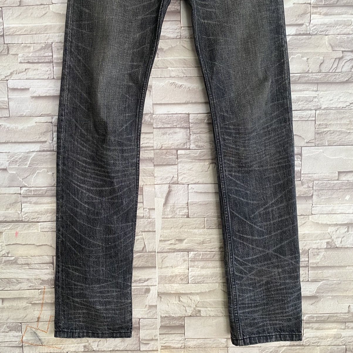 Lad Musician Black Denim Jeans Whisker 32x34 - 5