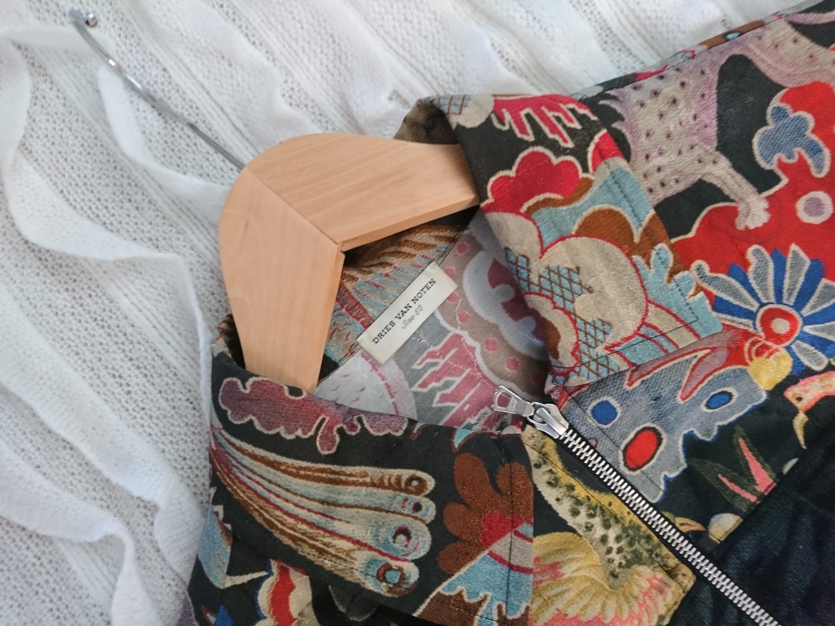 Rare Iconic Floral Pattern Motif Embroidered Bomber - 2