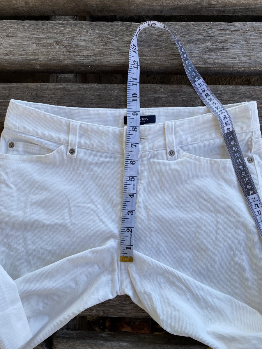 Burberry London Denim Corduroy Pants Made in Japan - 20