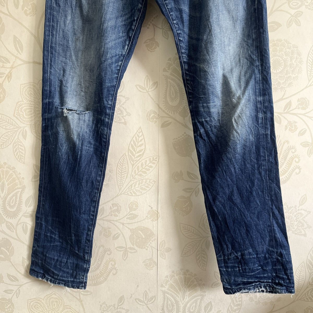 Vintage Stangata Italy Distressed Denim - 5