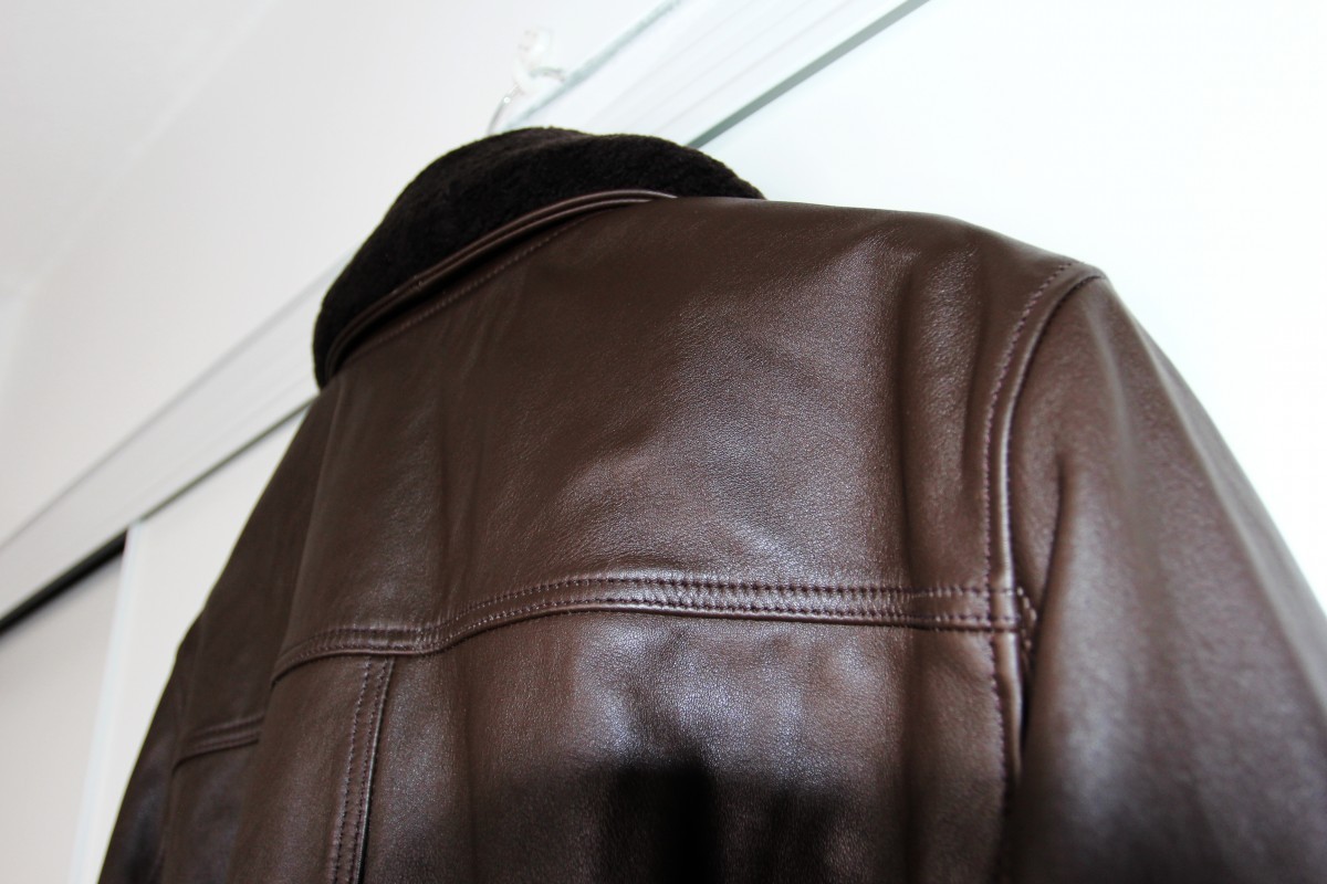 Zegna Reversible Leather Jacket in Brown for Men