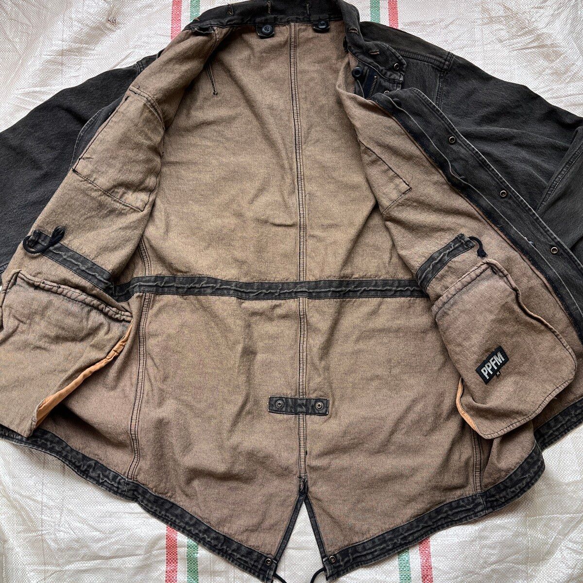 Denim Tactical Jacket PPFM 4 Pockets Vintage Made In Japan - 15