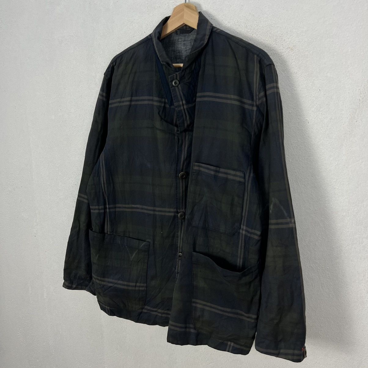 VINTAGE 45RPM TARTAN DESIGN JACKET SAMPLE - 2