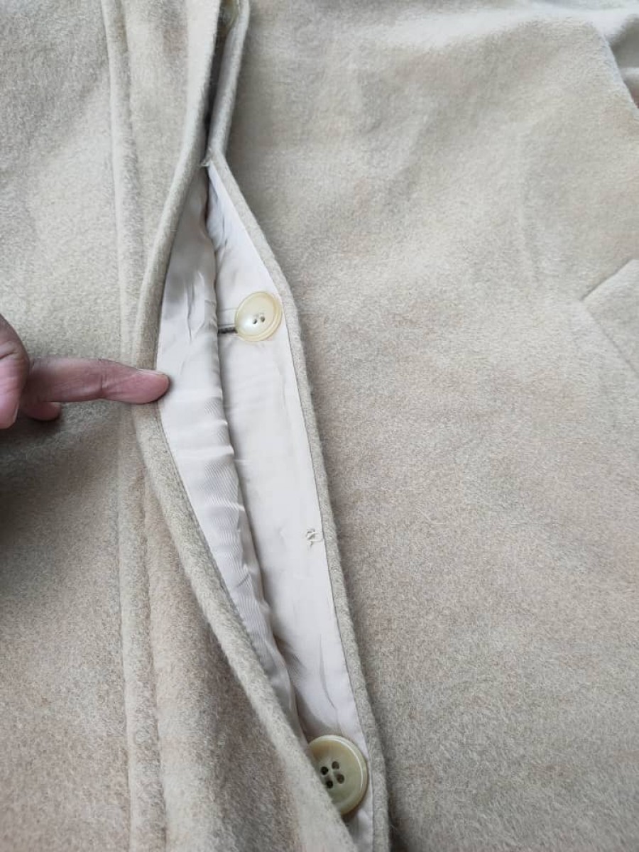Wool Trench Coat Jacket - 5