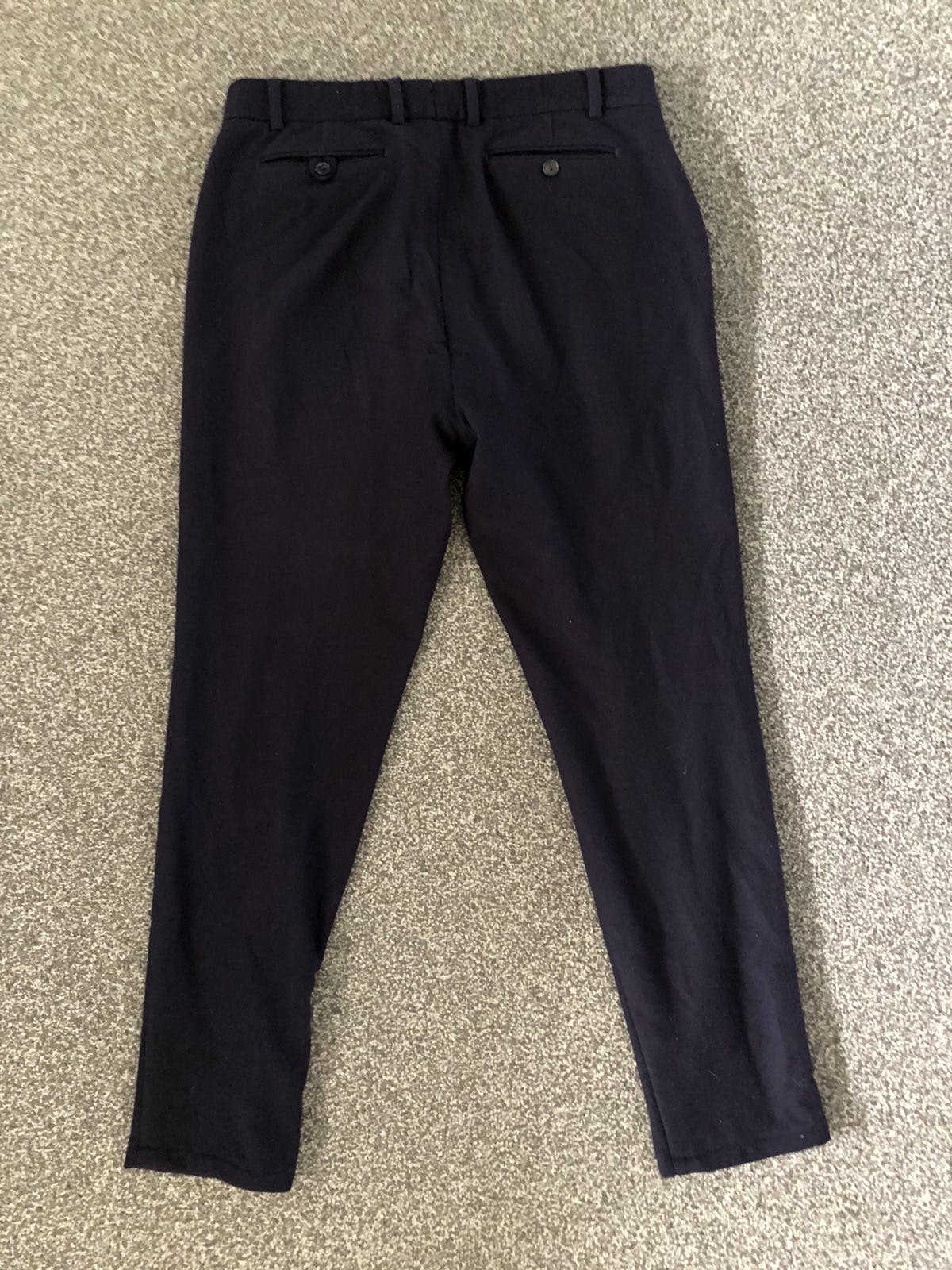 Our Legacy Soft Navy Wool Canvas Pant - 2