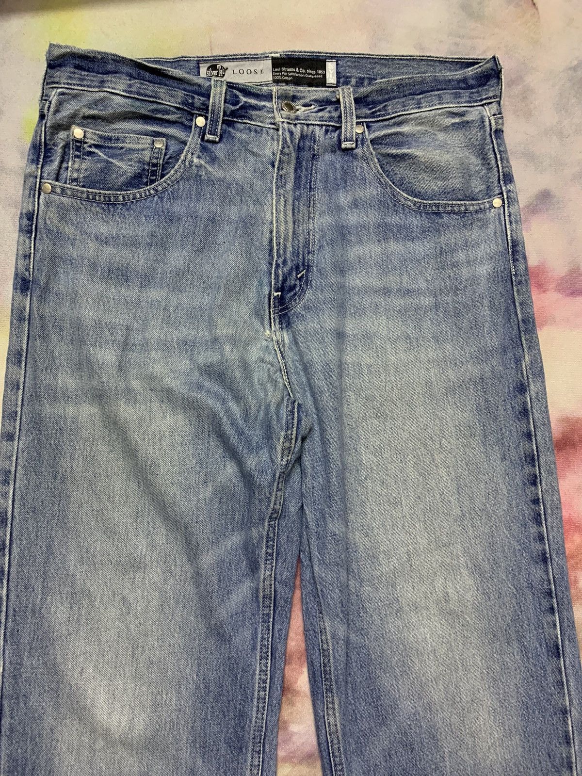 Levi’s Silver Tab Washed Straight Loose Denim - 3