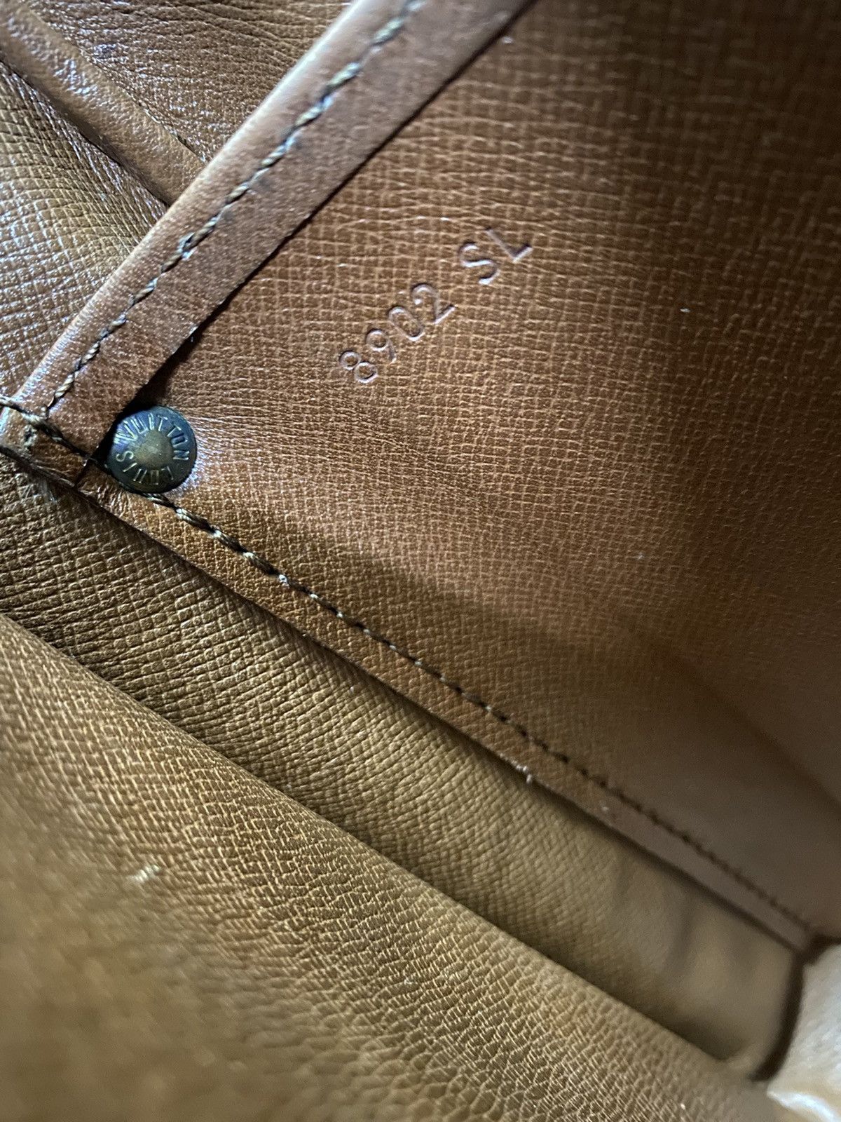 Louis Vuitton Louis Vuitton Vintage Monogram Cartouchiere REPLACED BUTTON, tamayaku