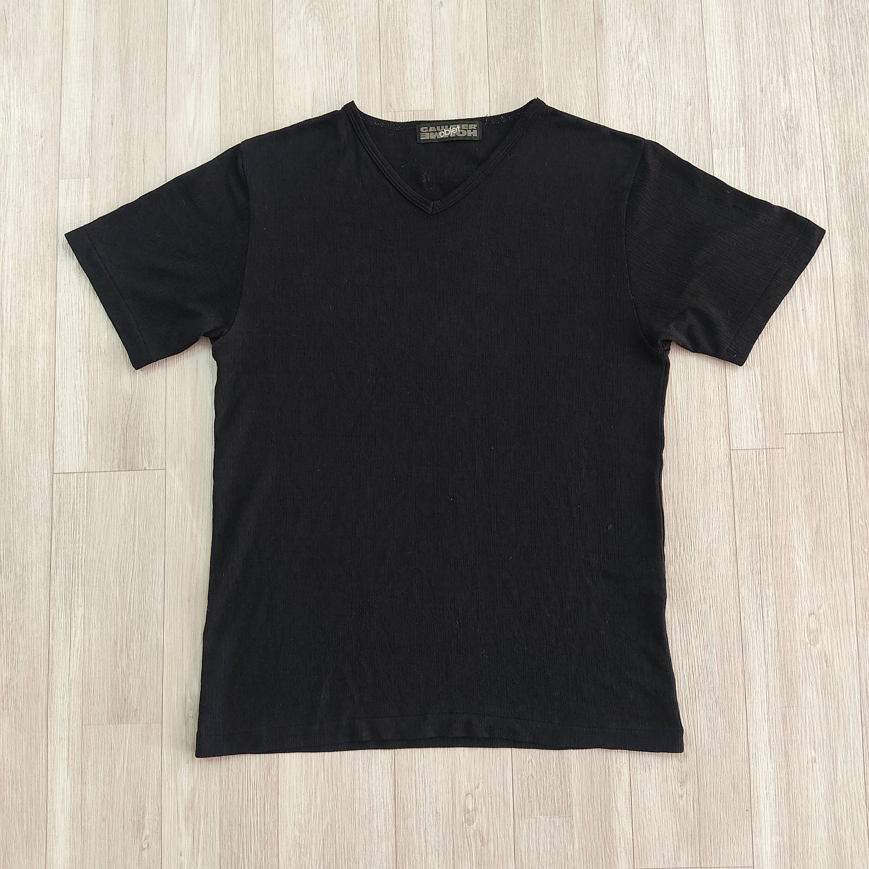 JPG x Gaultier Homme Objet Basic V-neck T-shirt - 3