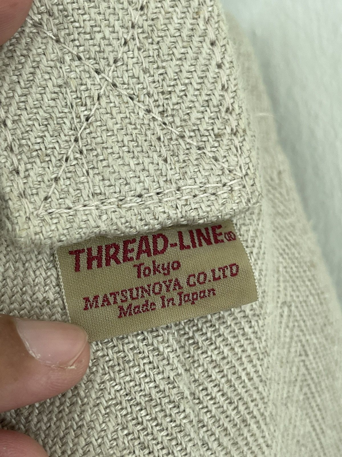 Vintage - Thread-line Tokyo Canvas Flat Shoulder Bag - 5