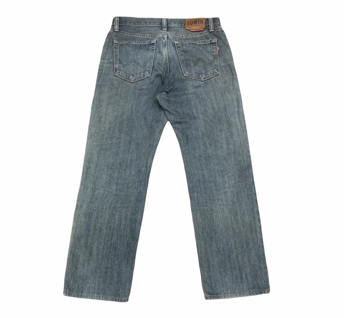 Distressed Denim - EDWIN 403 Vintage 90s Rugged Stonewash Jean - 2
