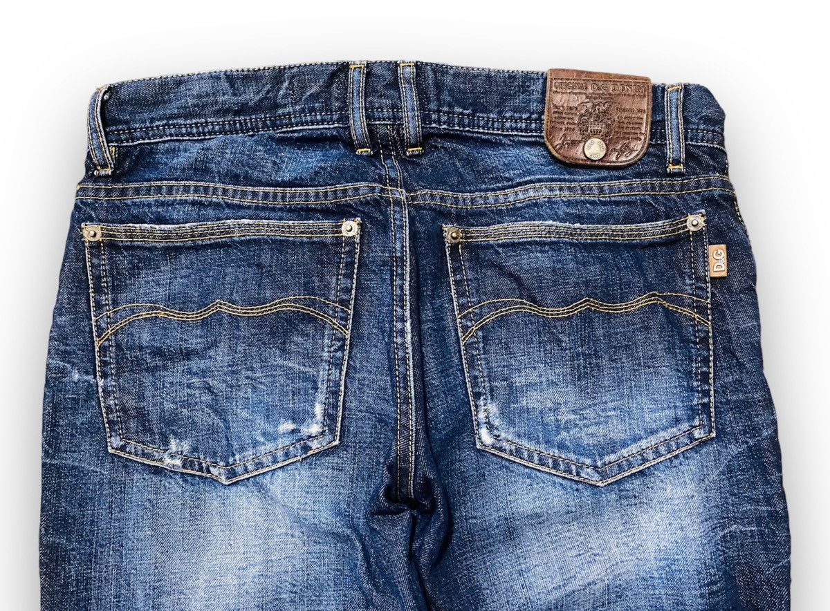 Dolce Gabbana Vintage Ripped Denim Jeans W30 L30 Y2K - 6