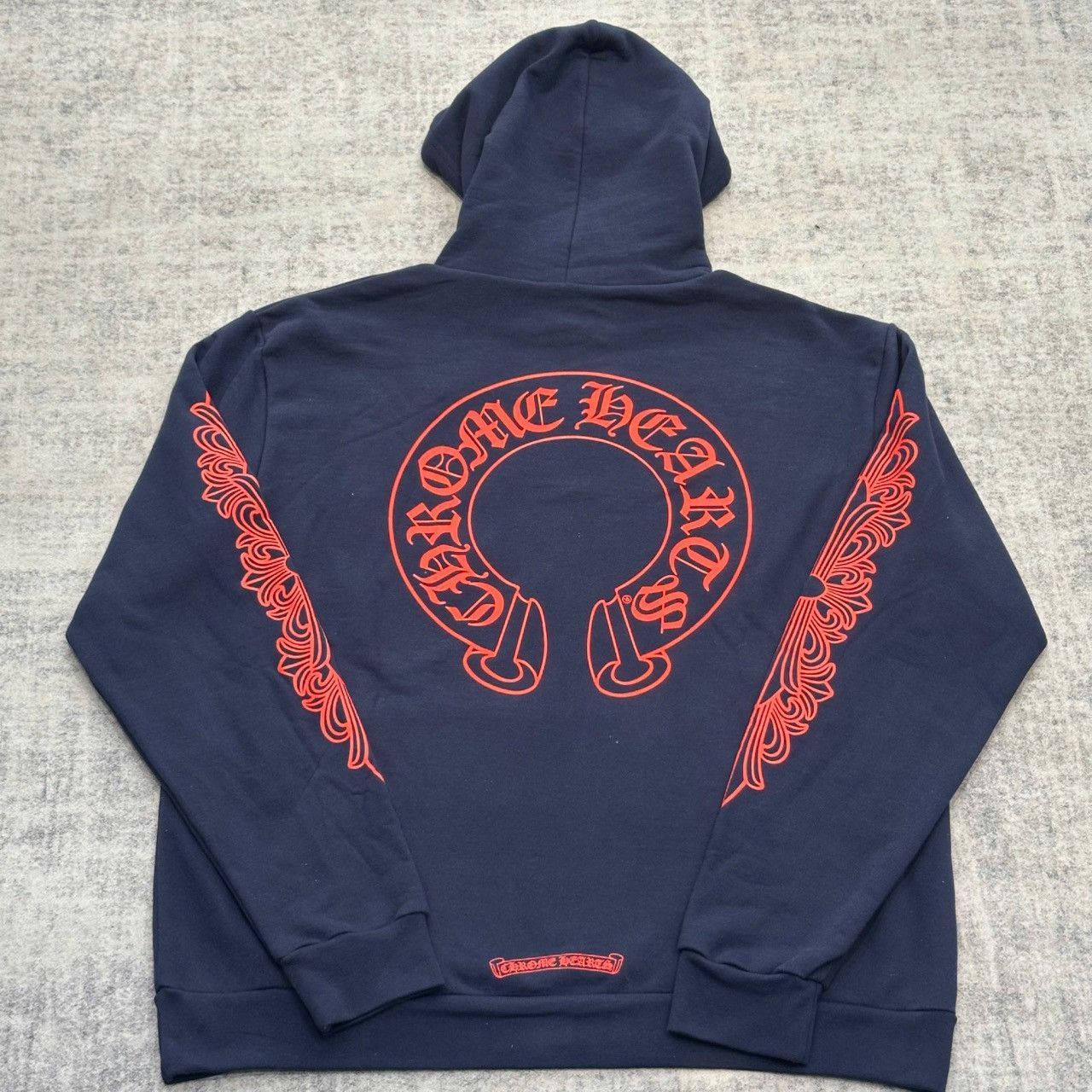 CHROME HEARTS HorseShoe Floral Hoodie - 2