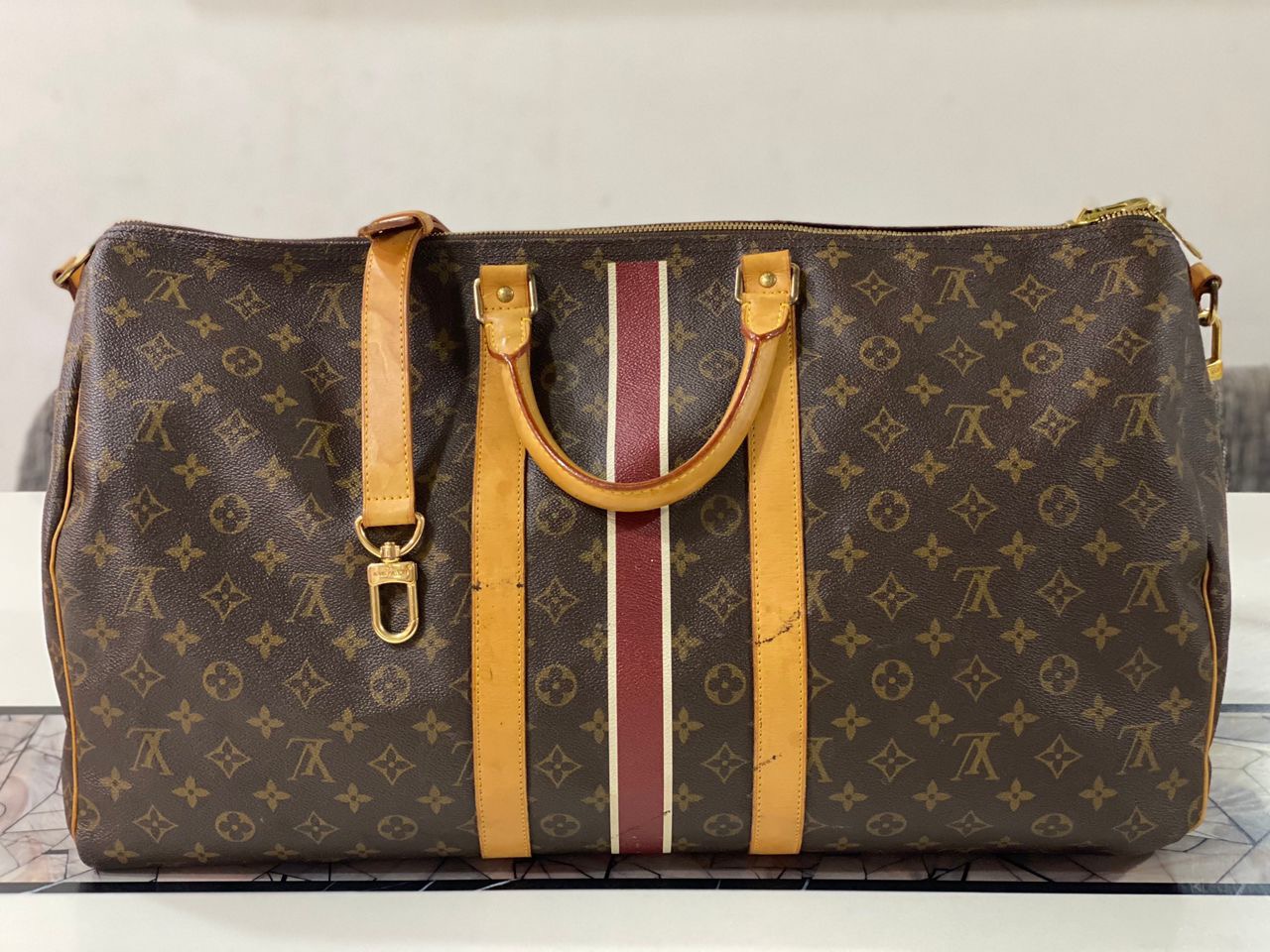 Authentic LOUIS VUITTON KEEPAL 55 - 3