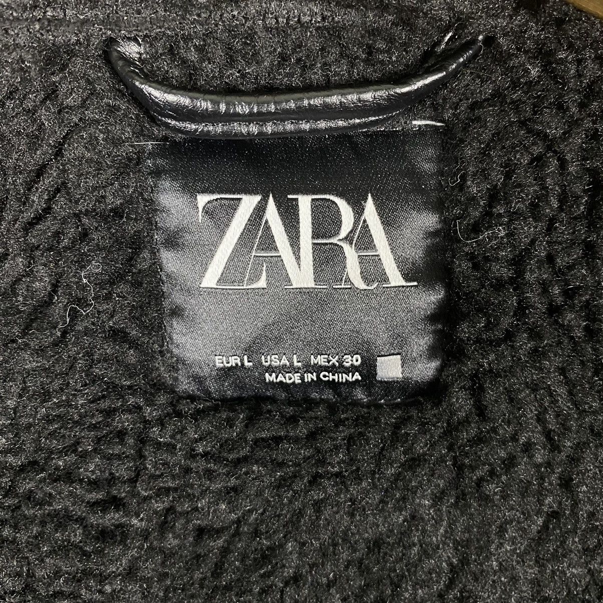 Zara Black Faux Suede Jacket - 7