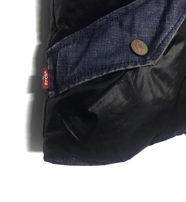 Levis down jacket mix denim material - 10