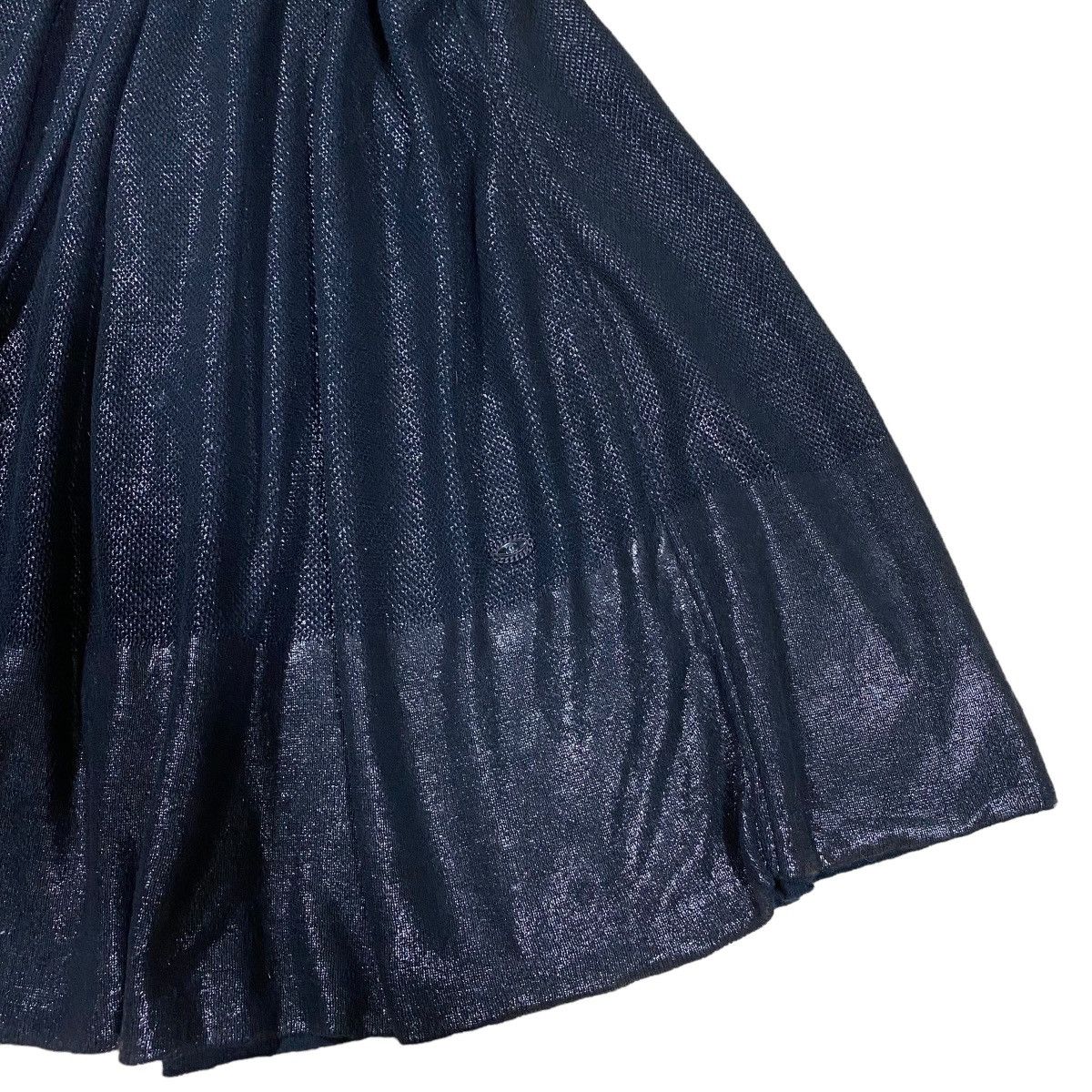 Vintage Chanel Black Coated Skirt - 6