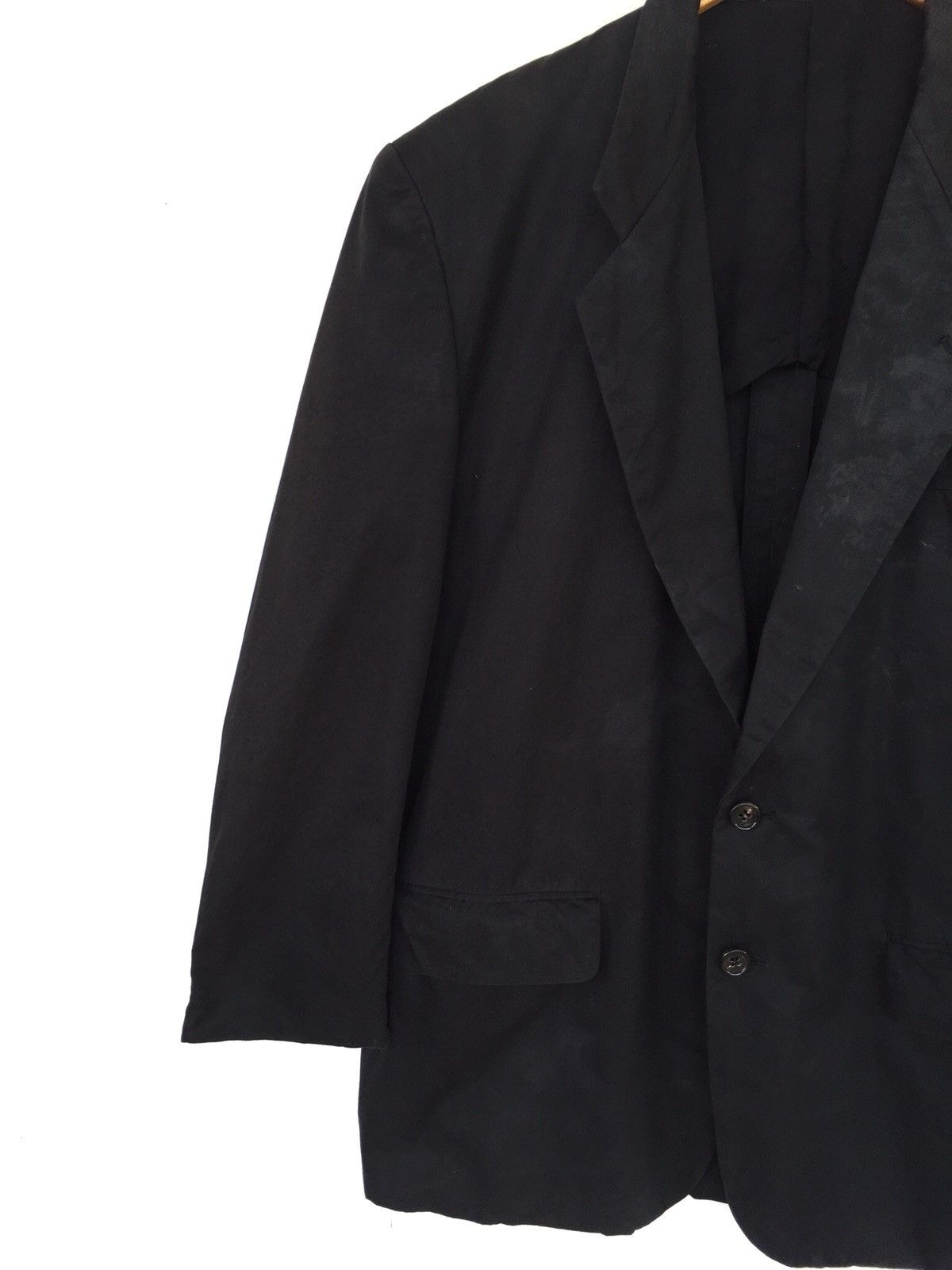 AW90 Comme des Garçons Homme Cotton Blazer Coat - 4