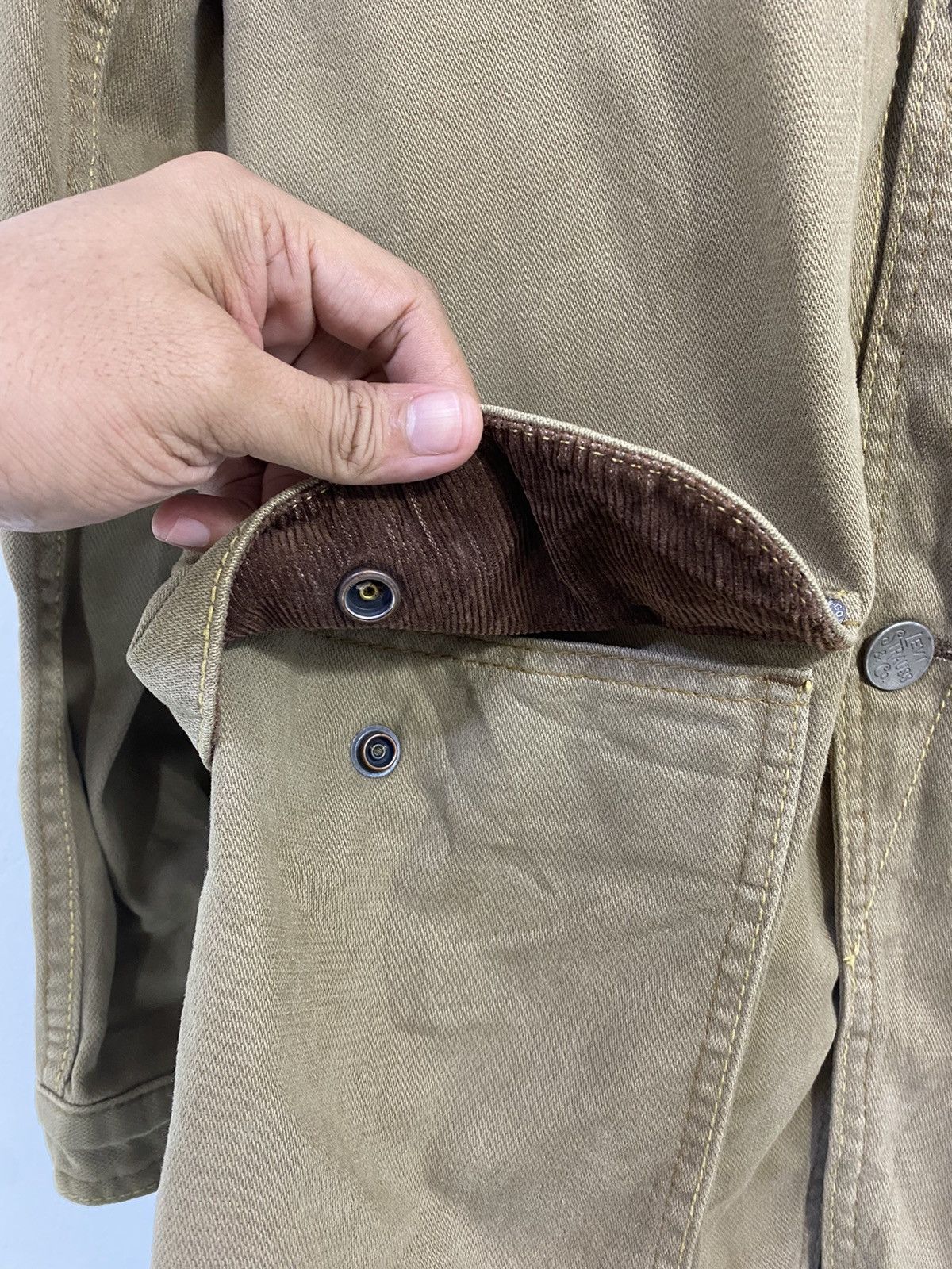 Vintage Levi’s Chore Jacket Design 3 Pocket Nice Design - 9